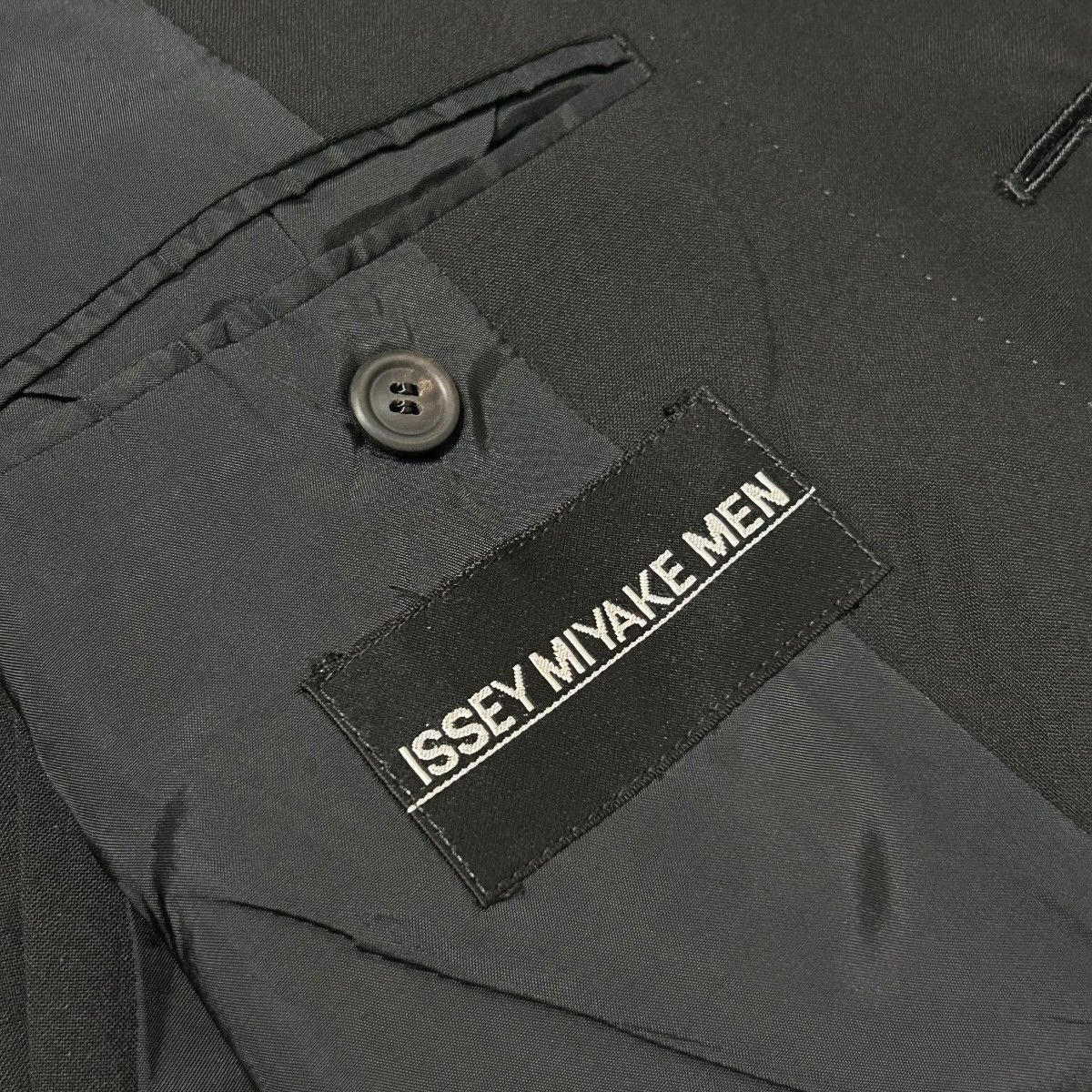 Issey Miyake 710 archive ISSEY MIYAKE MEN set up suit wool black Size 40R - 5 Thumbnail