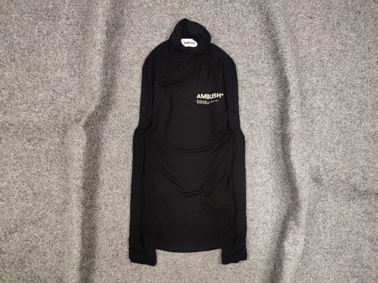 Ambush Design Ambush Japan jersey workshop turtleneck black long sleeve Size S / US 4 / IT 40 - 1 Thumbnail