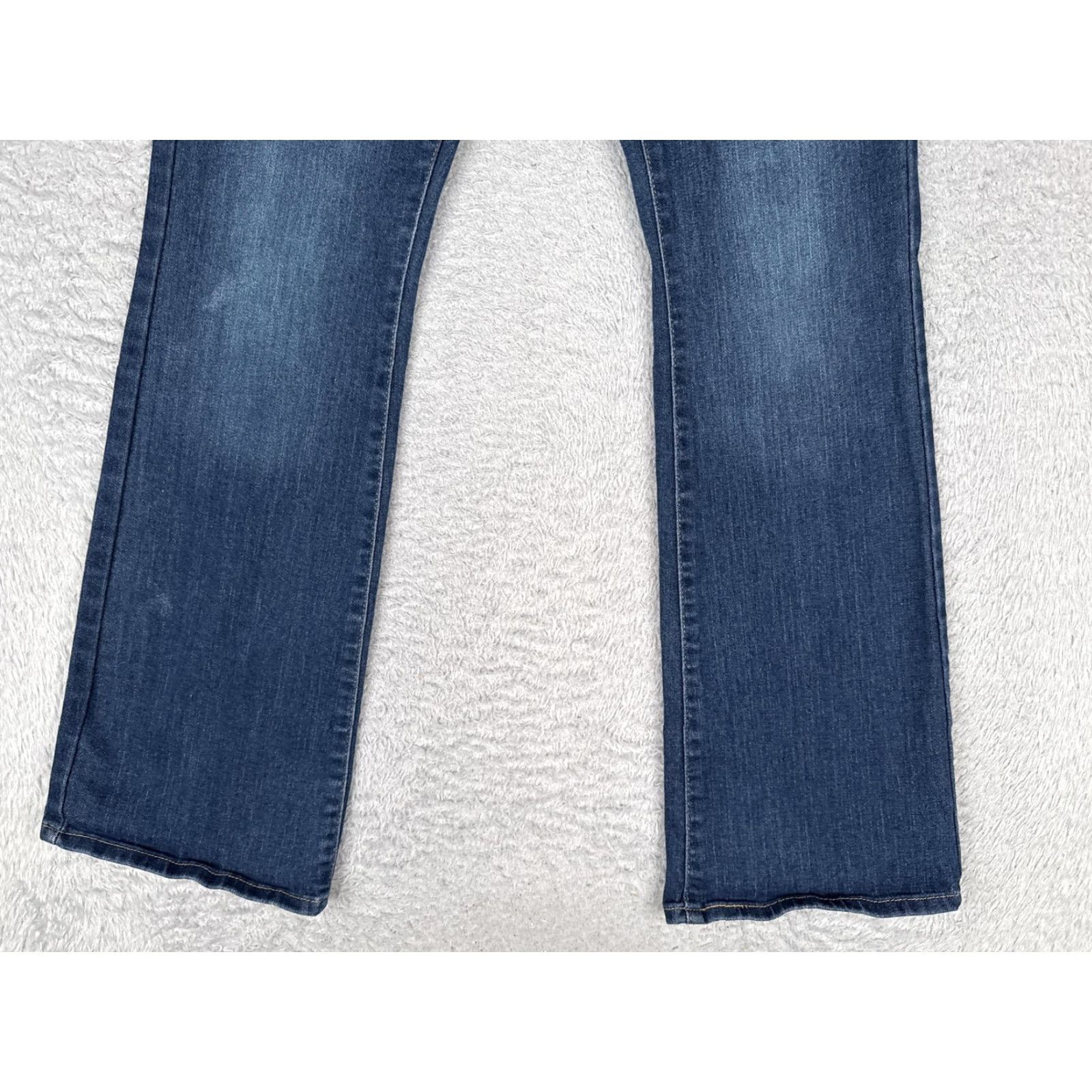 Vintage Signature Levi Strauss Bootcut Jeans Womens 6 Blue Wash Mid Rise Stretch 28x32 Size 28" / US 6 / IT 42 - 2 Thumbnail