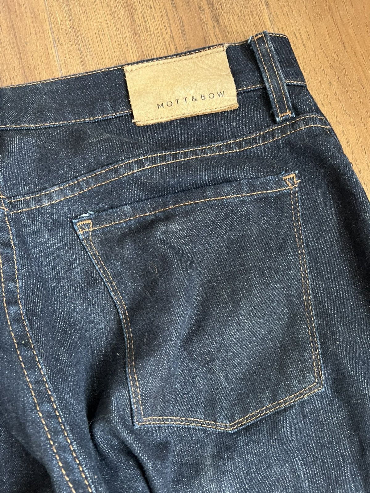Mott & Bow Mott and Bow Raw Denim Slim Gently worn 32 x 32. Size US 32 / EU 48 - 6 Thumbnail