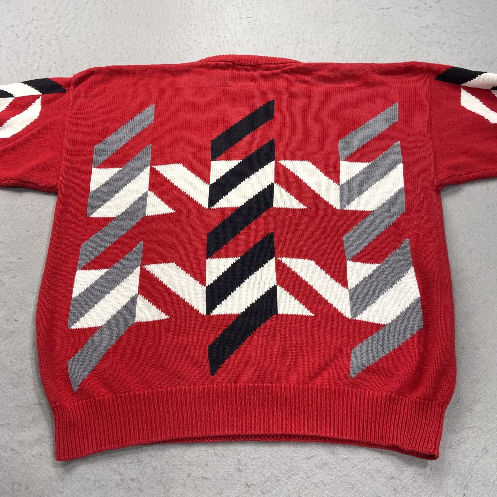 Titleist VINTAGE Titleist Golf Sweater Mens XL Red 90s Abstract Knit Crewneck Pullover Casual Winter Spring Fall Mens Size US XL / EU 56 / 4 - 5 Thumbnail