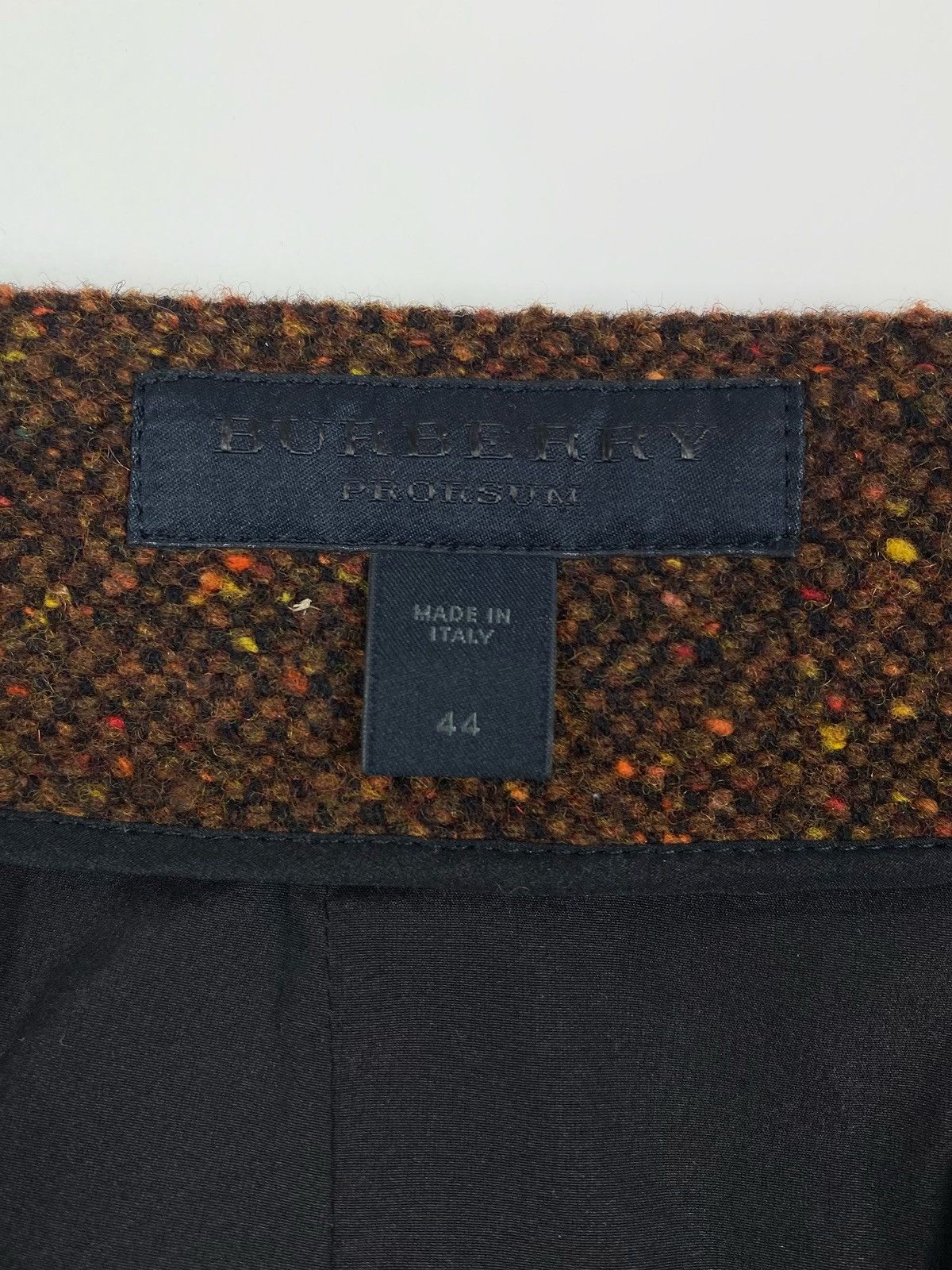 Burberry Prorsum Burberry Prorsum Tangerine Tweed Flared Pants Size 30" / US 8 / IT 44 - 4 Thumbnail