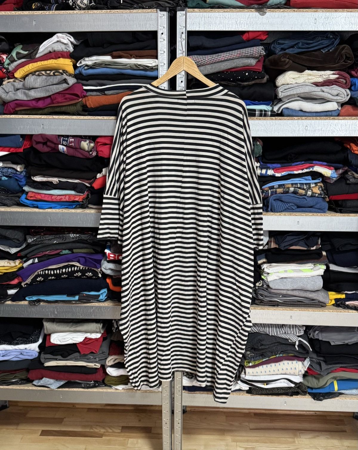 Rundholz Rundholz oversized relaxed striped avantgarde dress 👗 tunic Size ONE SIZE - 15 Thumbnail