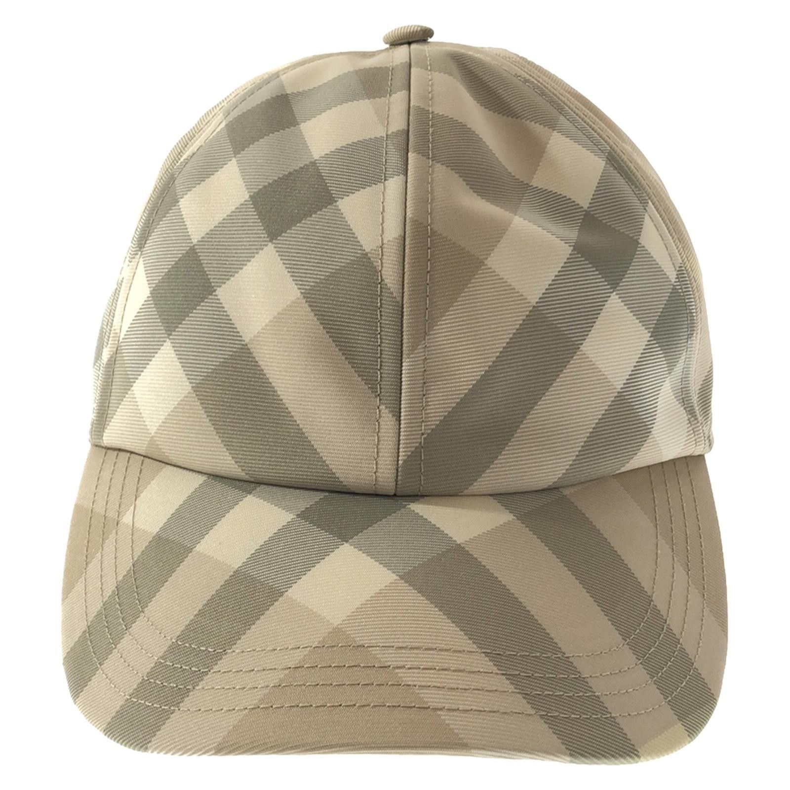 Burberry Burberry Cap Beige Size ONE SIZE - 1 Thumbnail