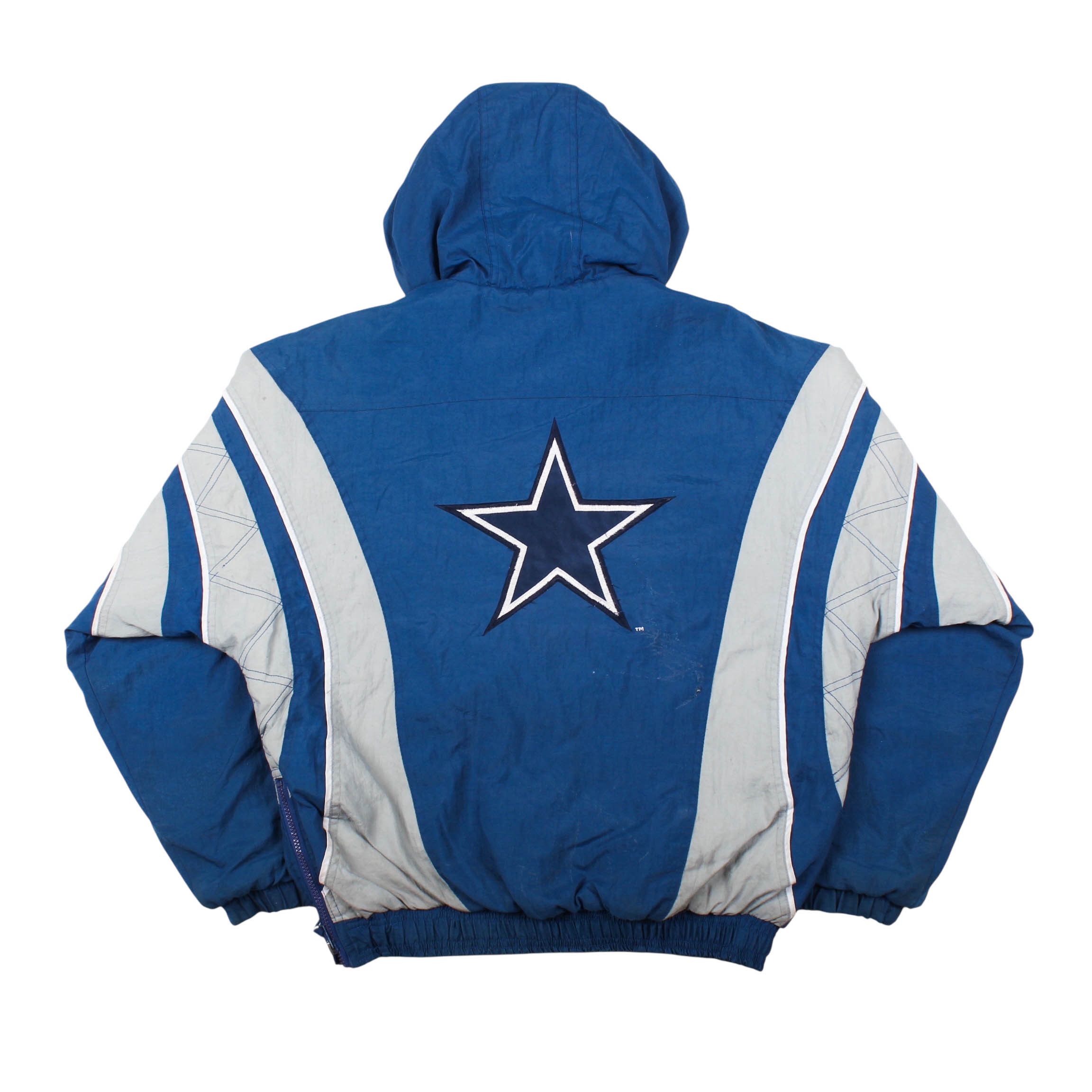 Starter Dallas Cowboys Jacket 90s Starter NFL Pro Line Hoodie Size US XL / EU 56 / 4 - 2 Thumbnail