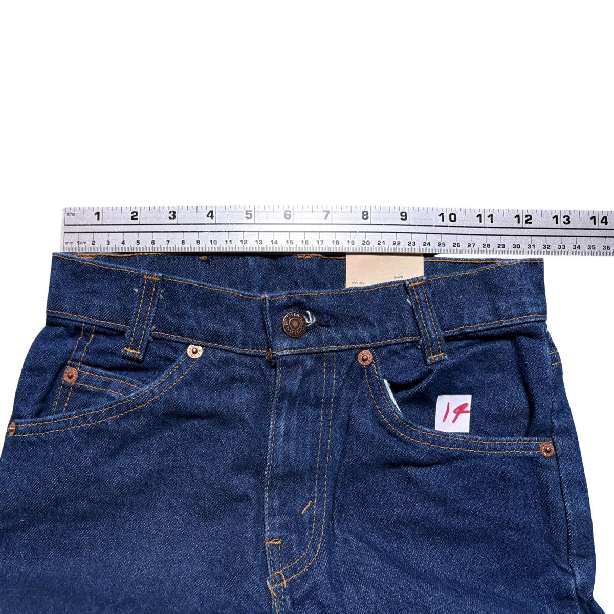 Levi's Vintage 80's Levi's 705 Student Straight Leg Jeans 26x29 NOS Size 26" / US 2 / IT 38 - 4 Thumbnail