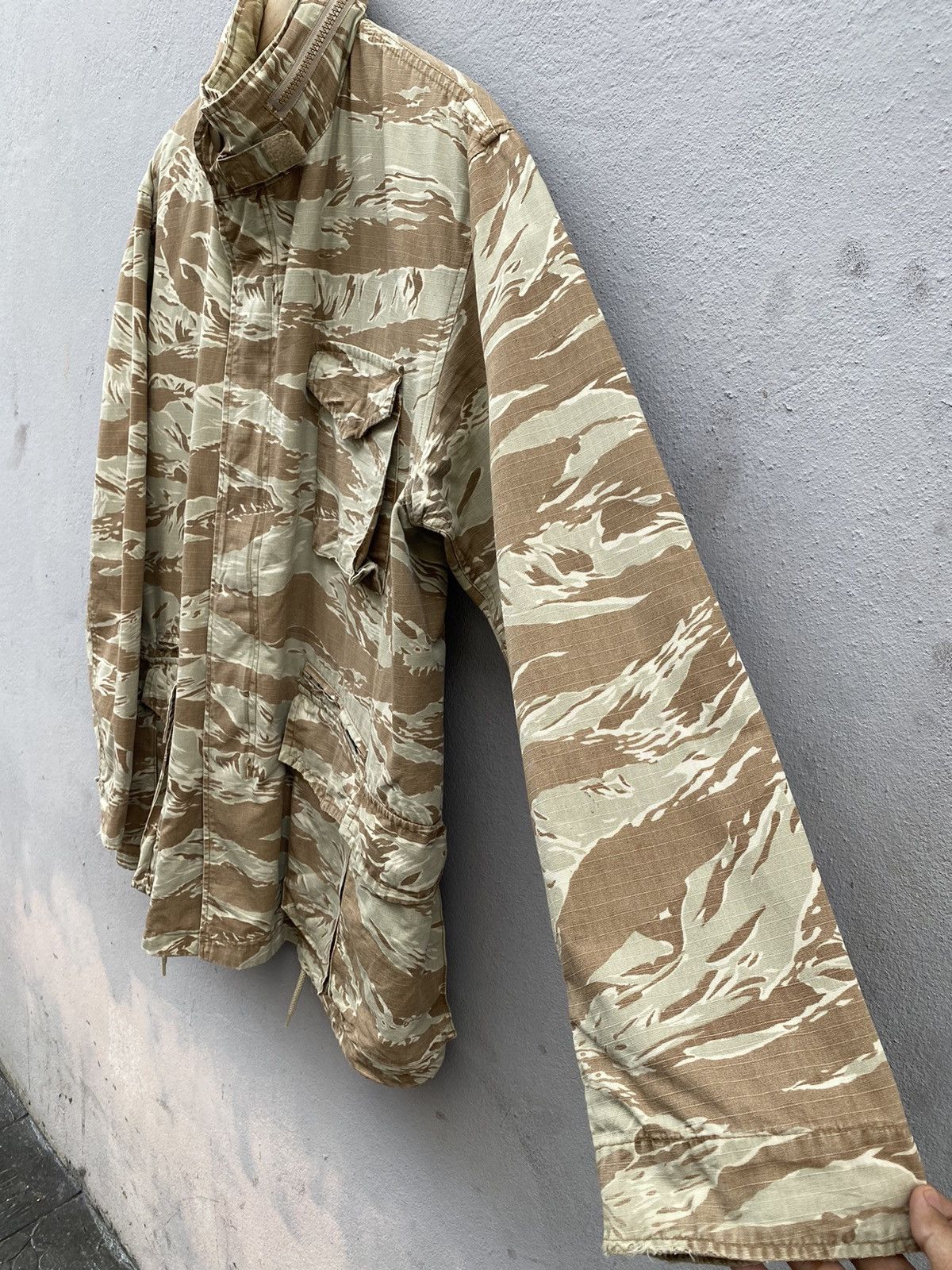 Post Overalls 🔥RARE🔥 Vintage Post Overalls Tiger Stripes Military Jacket Size US M / EU 48-50 / 2 - 4 Thumbnail