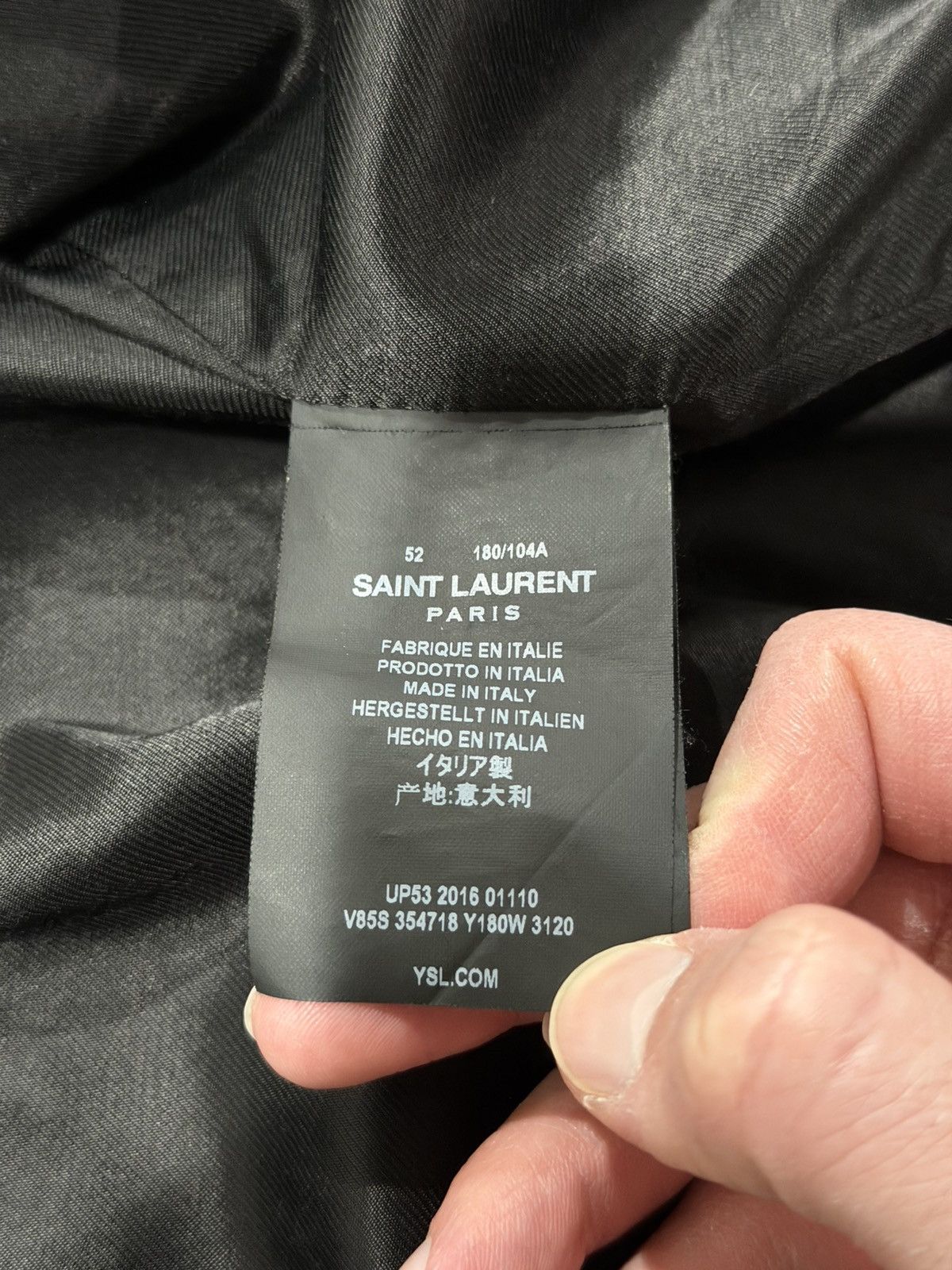 Saint Laurent Paris Saint Laurent Paris x Hedi 2016 Teddy Varsity Green Jacket Size US L / EU 52-54 / 3 - 9 Thumbnail