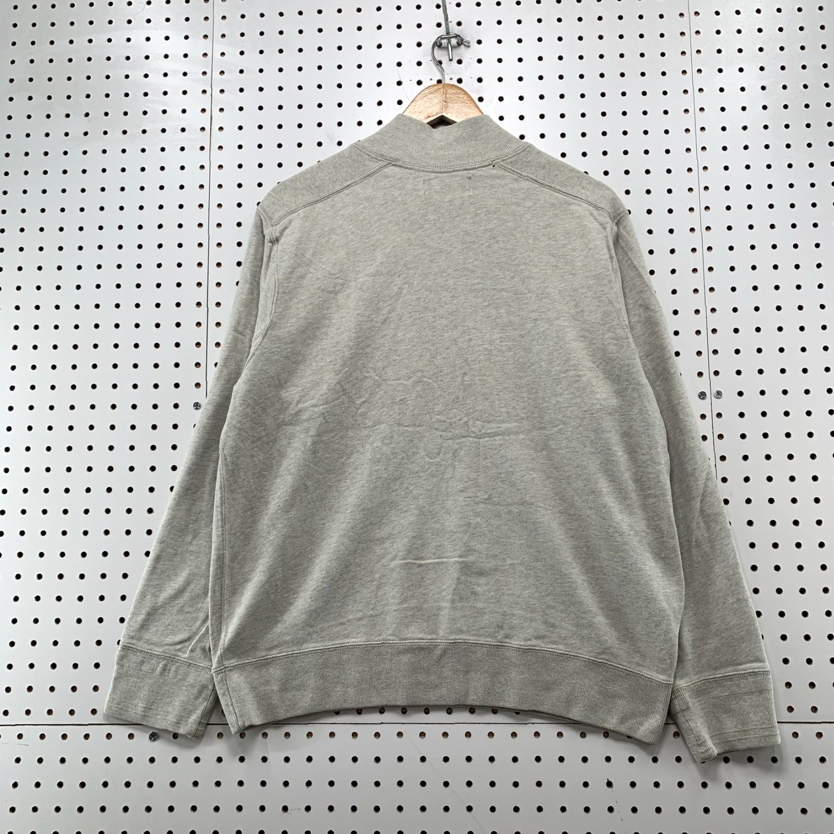 Polo Ralph Lauren Polo Ralph Lauren Mens Gray Pullover Sweater Size Large Henley Mock Neck Knit Cotton Logo Casual Men Size US L / EU 52-54 / 3 - 7 Thumbnail