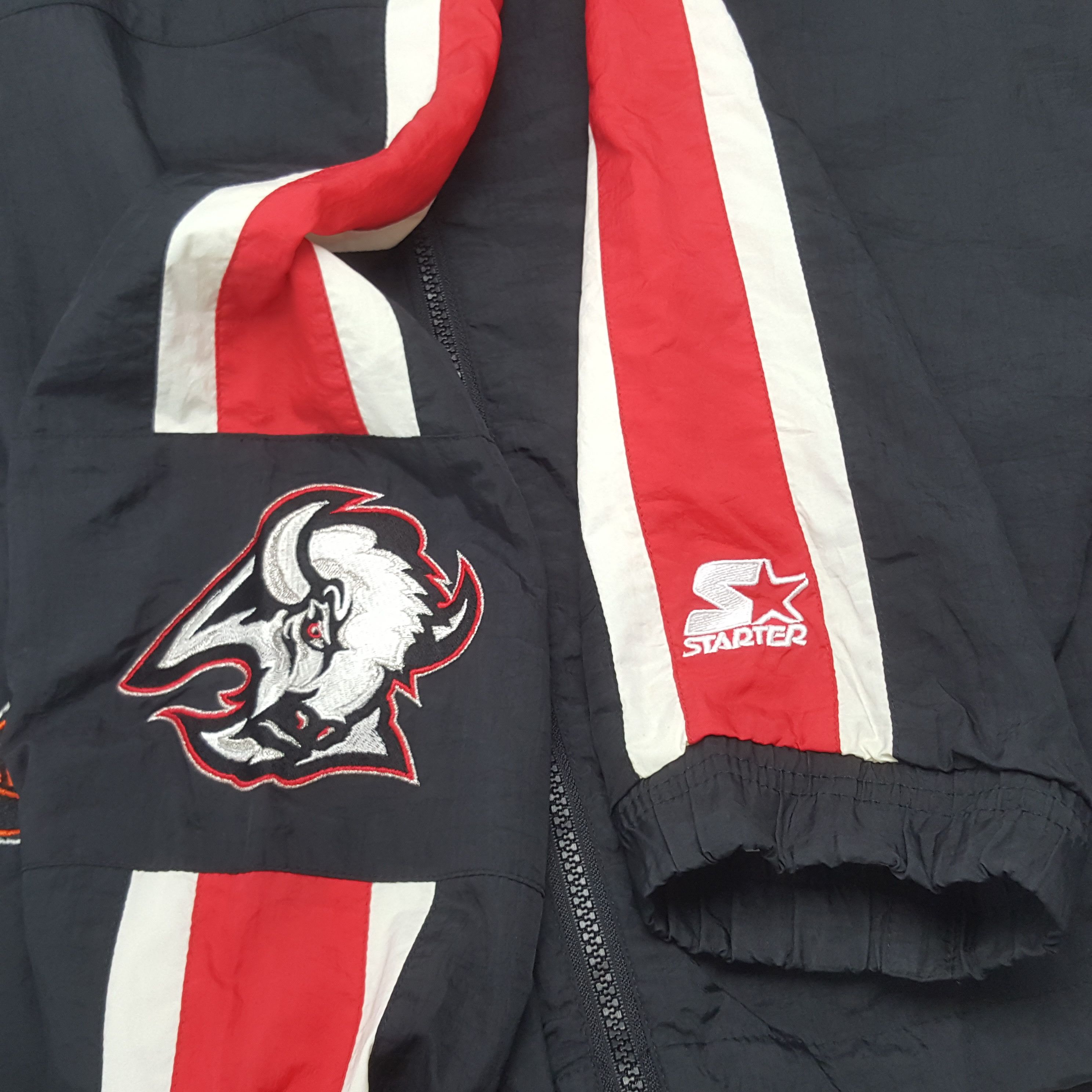 NFL × Starter × Vintage Vintage Sabres Starter Football Team Jacket C282N15 Size US XXL / EU 58 / 5 - 8 Thumbnail