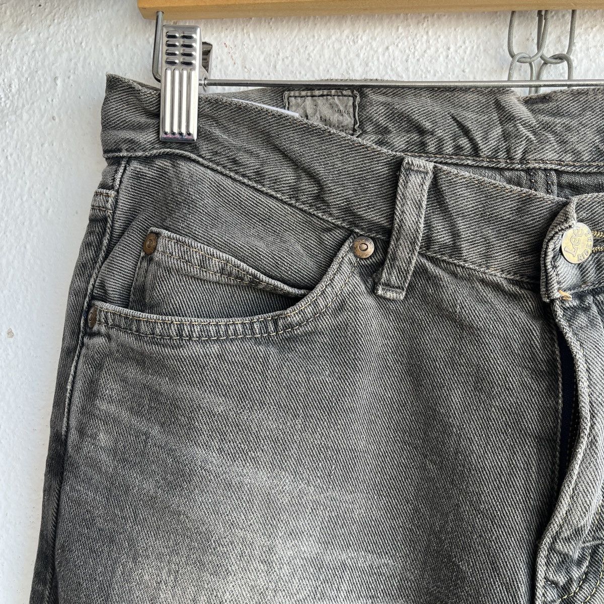 Lee VINTAGE FADED FLARED LEE RIDER DENIM BOOT CUT JEANS JAPAN Size US 30 / EU 46 - 6 Thumbnail
