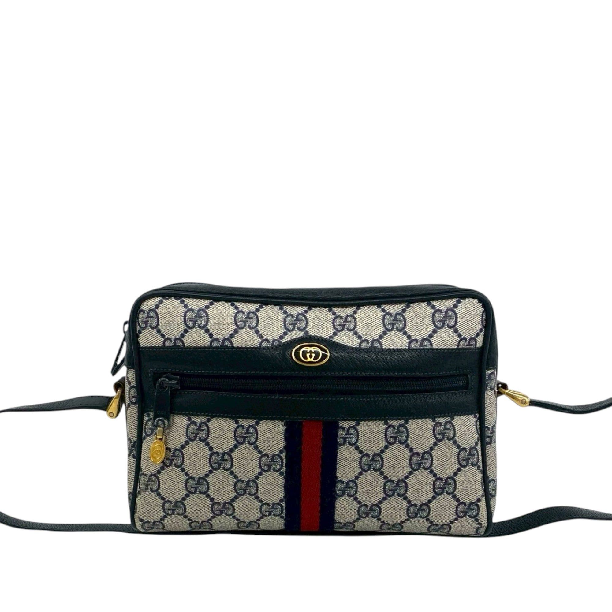 Gucci GG Supreme Interlocking G Web Crossbody Size ONE SIZE - 1 Thumbnail