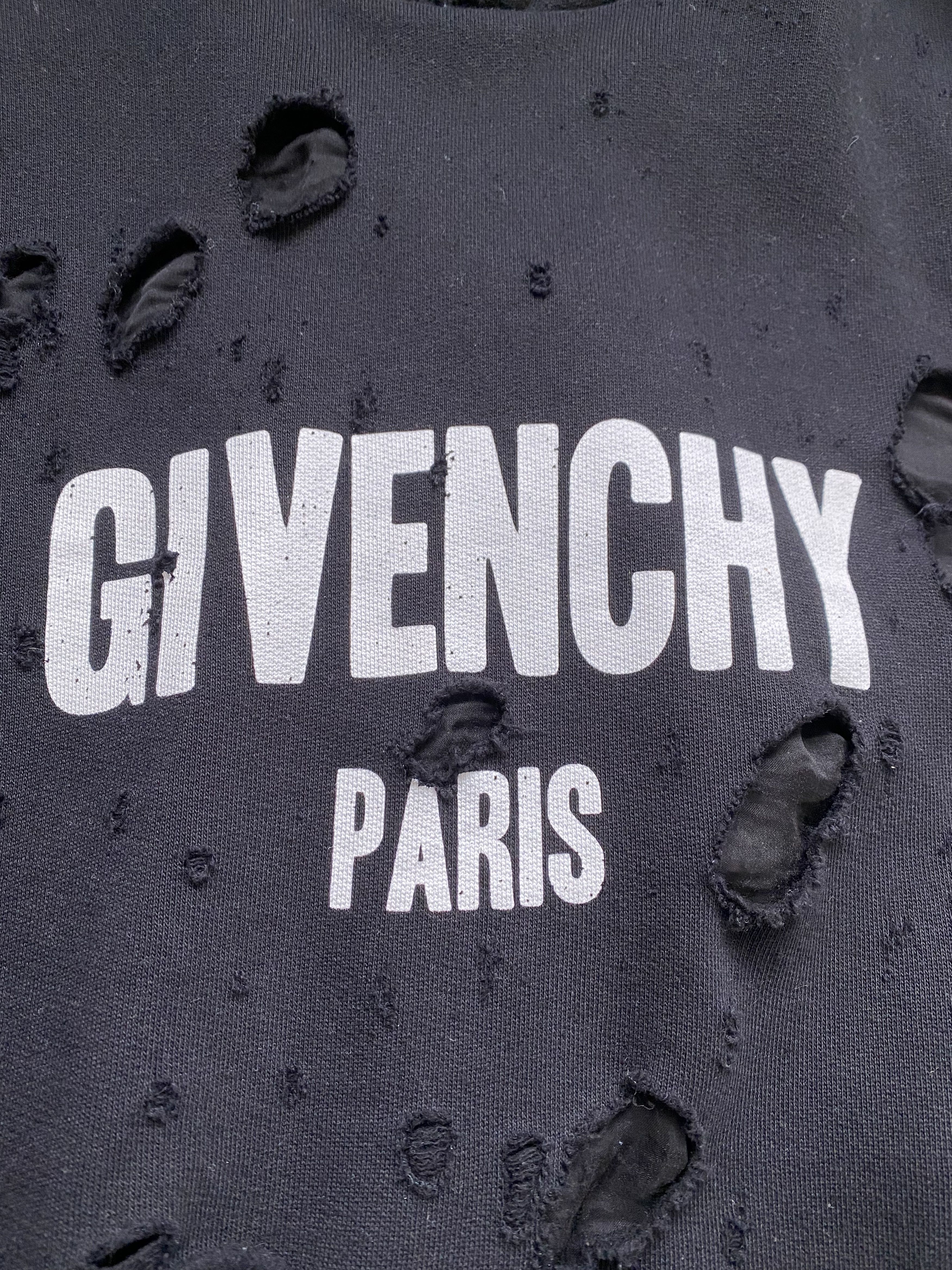 Givenchy distressed hoodie Size US XXS / EU 40 - 2 Thumbnail