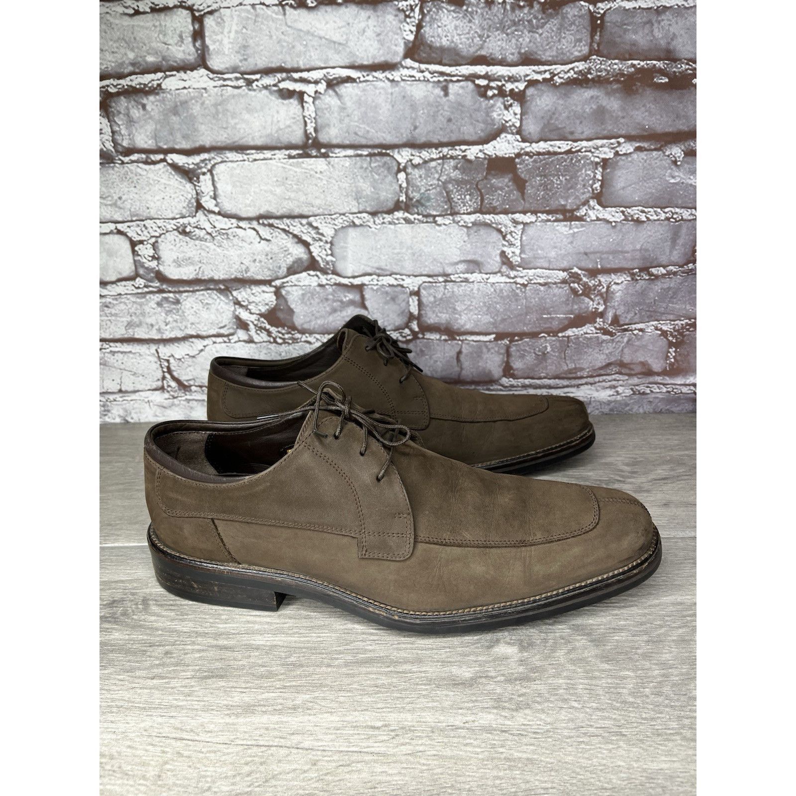 Cole Haan Cole Haan Brown Nubuck Leather Split Oxfords Waterproof Shoe Size US 10.5 / EU 43-44 - 13 Thumbnail
