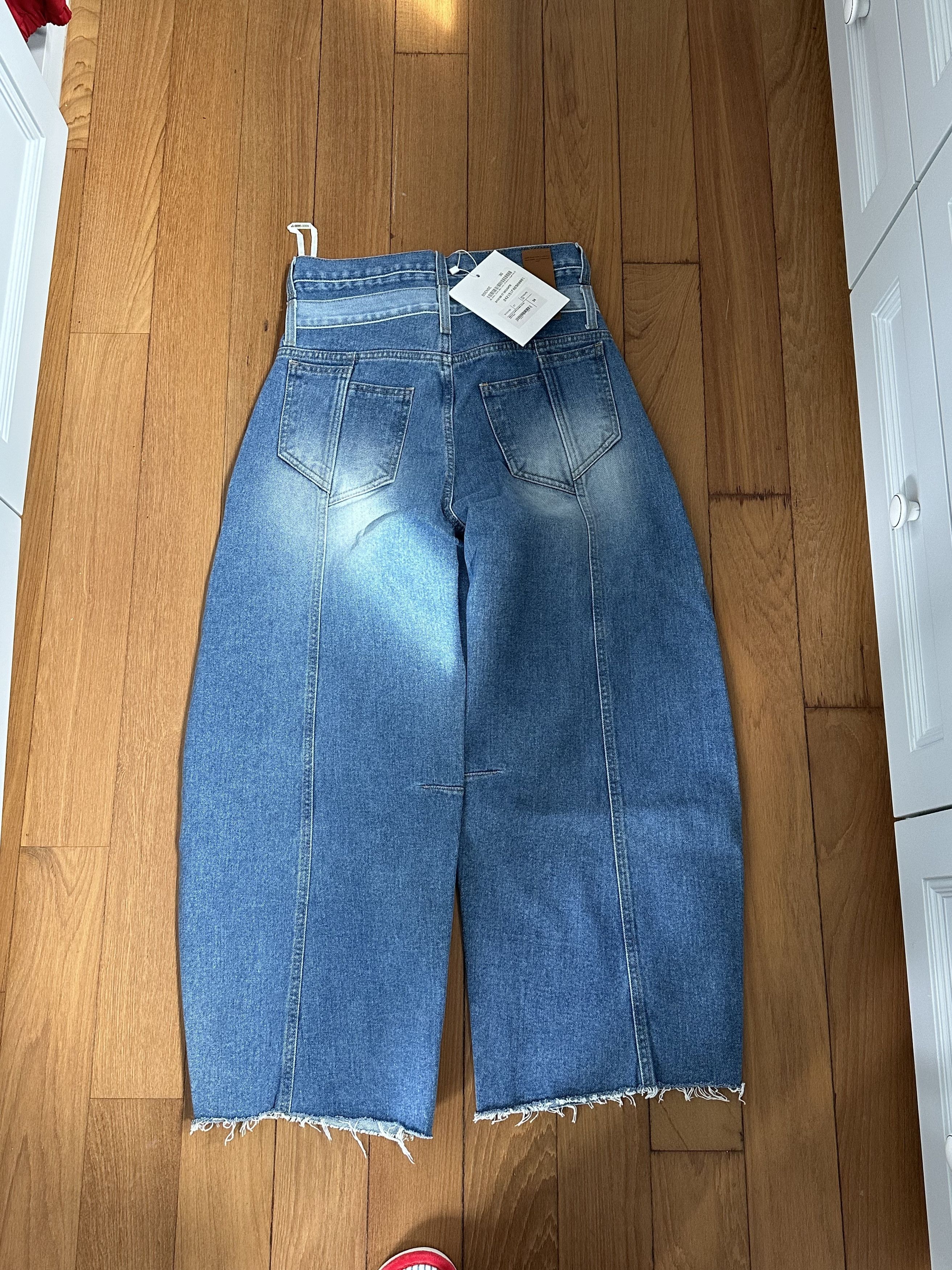 rokh ROKH blue ballon Shaped Layered Denim Jeans Size 27" / US 4 / IT 40 - 5 Thumbnail