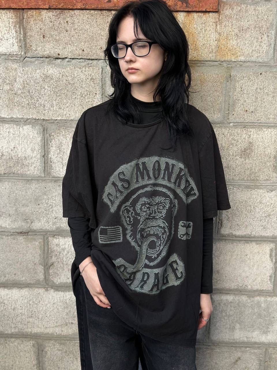 GAS VTG Japanese Style Adult Gas Monkey T-shirts Big Logo Size US XXL / EU 58 / 5 - 1 Thumbnail