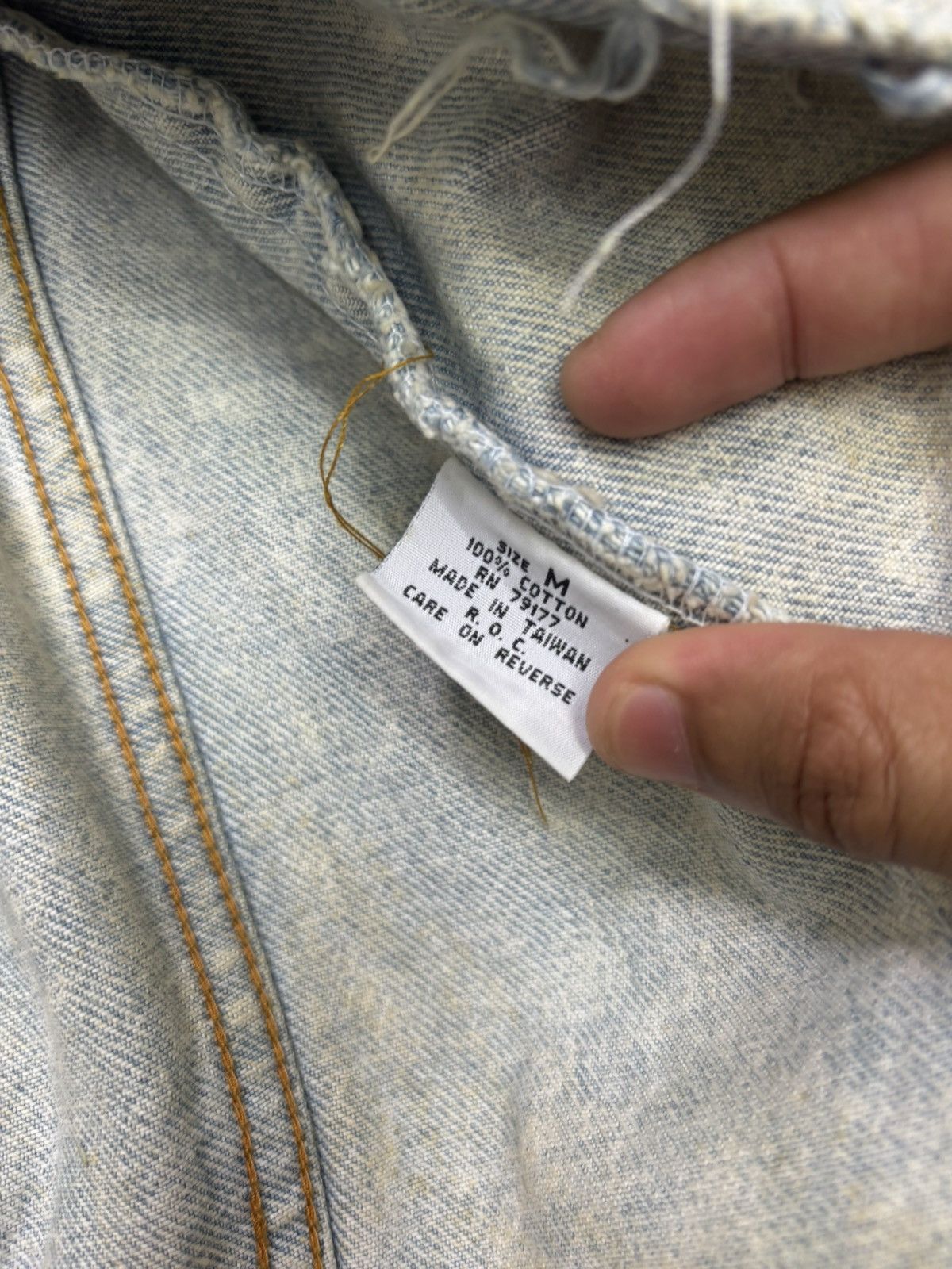 Hard Rock Cafe 🔥VINTAGE HARD ROCK CAFE NEW YORK ACID MUD WASH DENIM JACKET Size US M / EU 48-50 / 2 - 17 Thumbnail