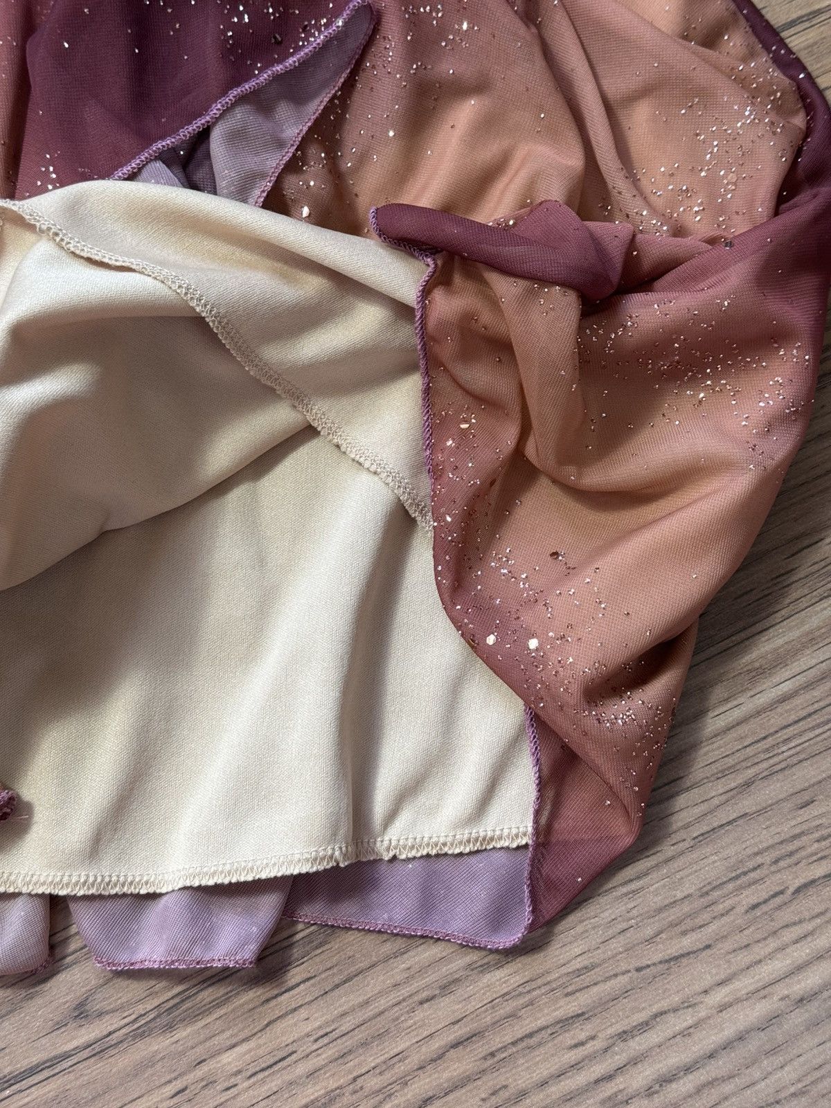 Vintage VINTAGE BANDO ON SHOULDERS 2000s FAIRY STYLE MINI DRESS Size S / US 4 / IT 40 - 8 Thumbnail