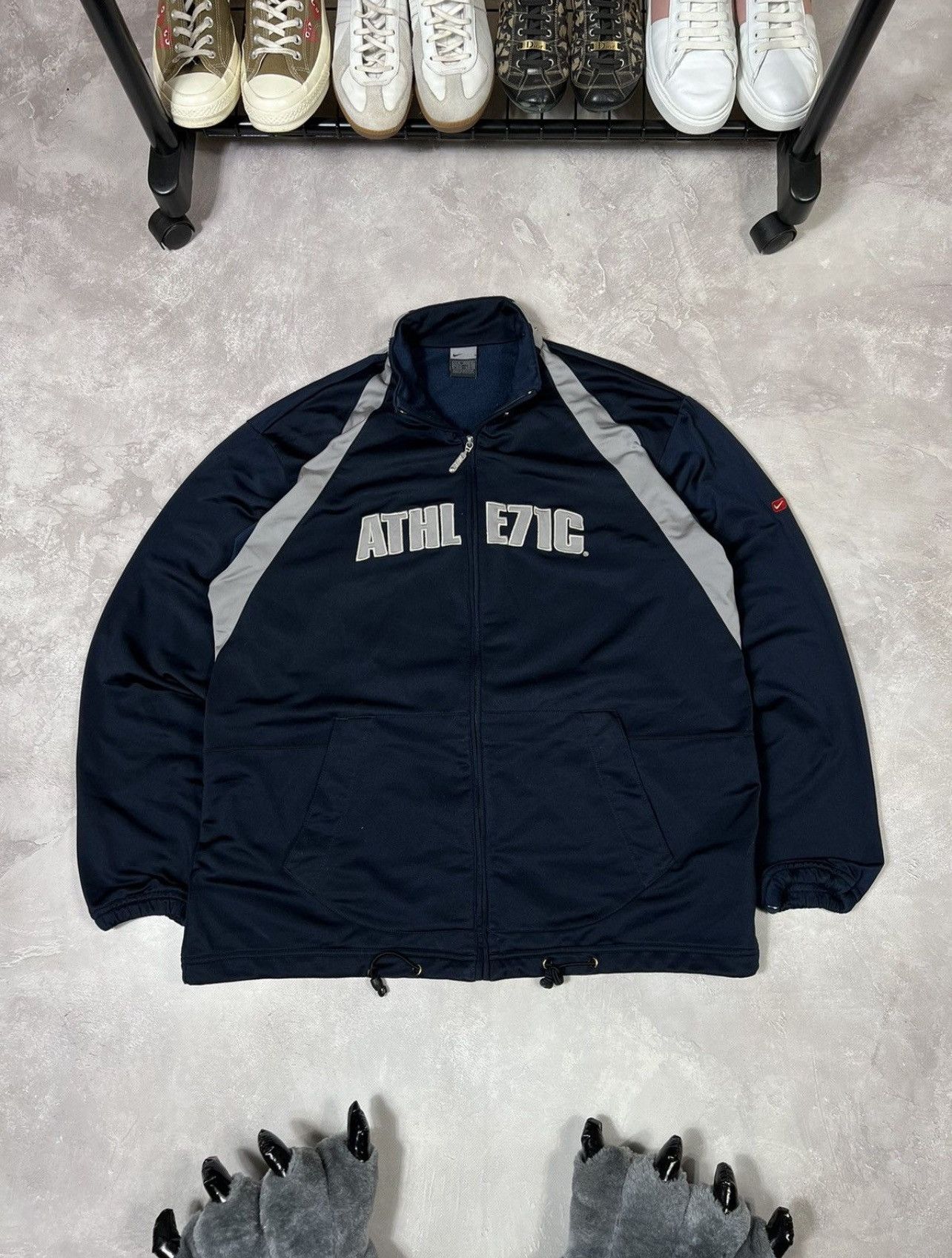 Vintage 90s Nike Athletic 71 Y2k Zip Jacket