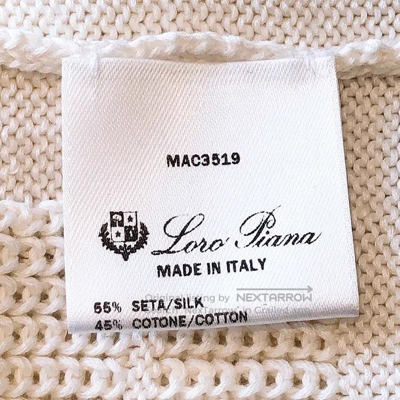 Loro Piana Loro Piana White Silk Knit Top Size XS / US 0-2 / IT 36-38 - 8 Thumbnail