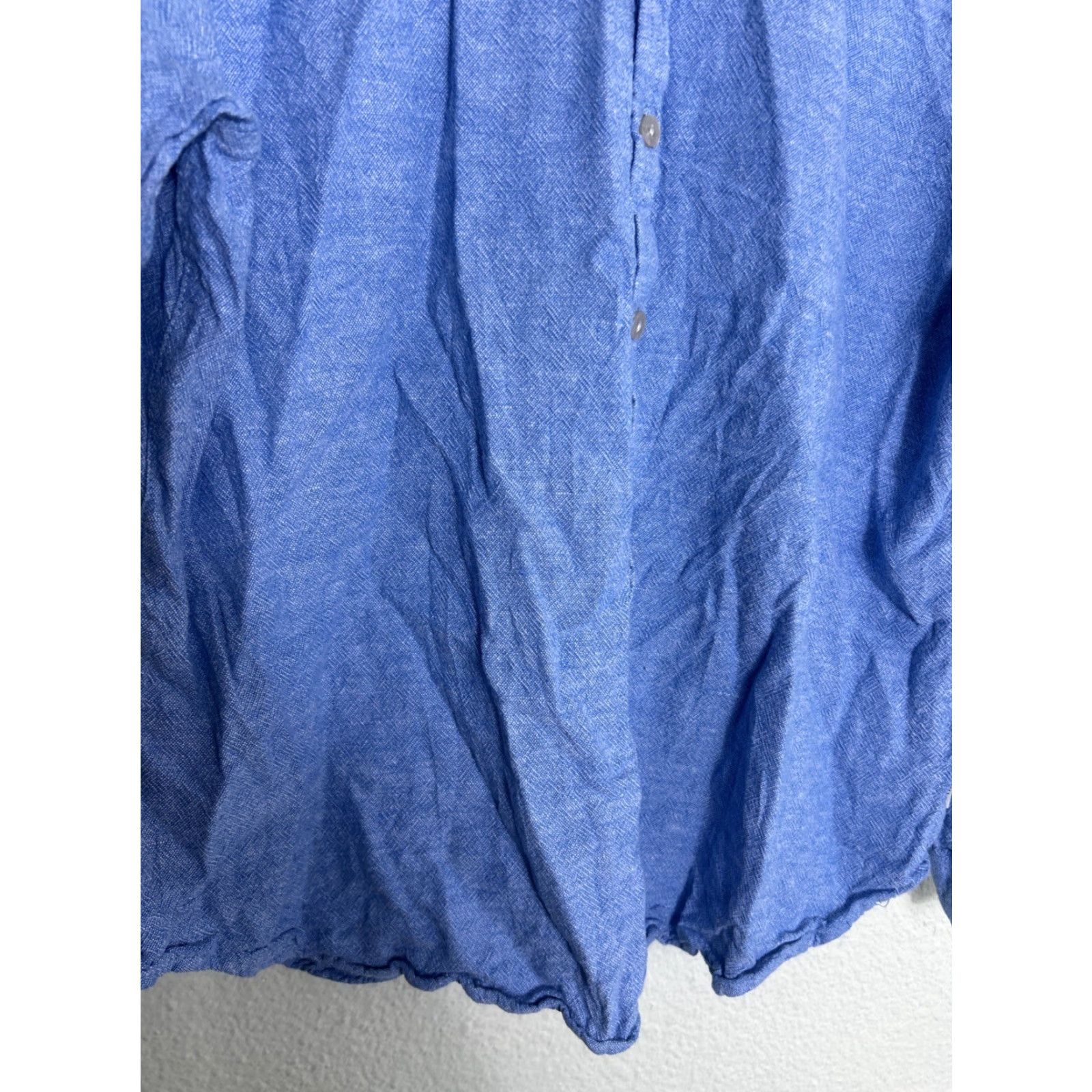 Orvis Orvis Women’s XL Blue Linen Rayon Long Sleeve Button-Up Shirt User: Orvis Women’s XL Blue Linen Rayon Long Sleeve Button-Up Shirt Size XL / US 12-14 / IT 48-50 - 6 Thumbnail
