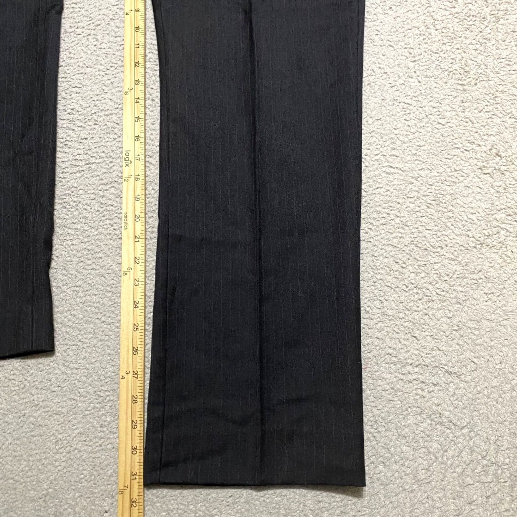 J.Crew J.CREW Mens 32x34 Dress Pants Gray Striped Wool Business Mid Rise Pants Mens 32 Gray Striped Wool Dress Pants Size US 32 / EU 48 - 5 Thumbnail