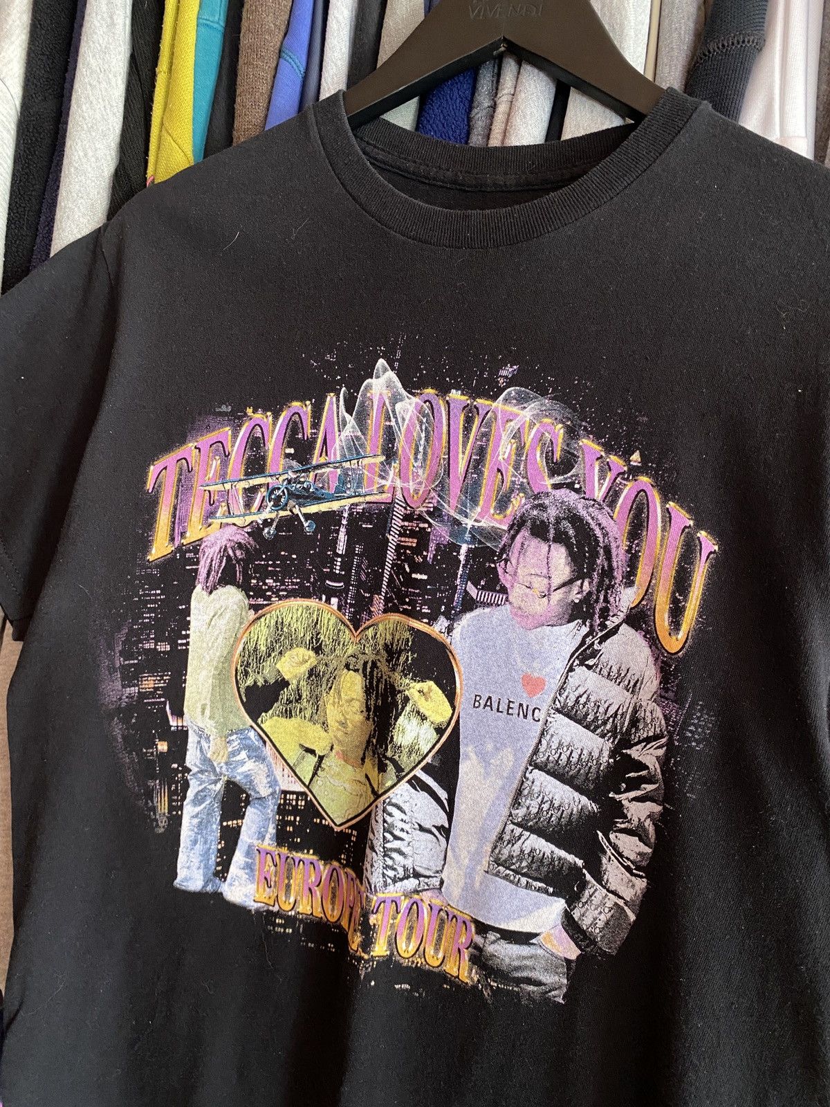Rap Tees LIL TECCA LOVES YOU EUROPE TOUR T-SHIRT Size US M / EU 48-50 / 2 - 2 Thumbnail