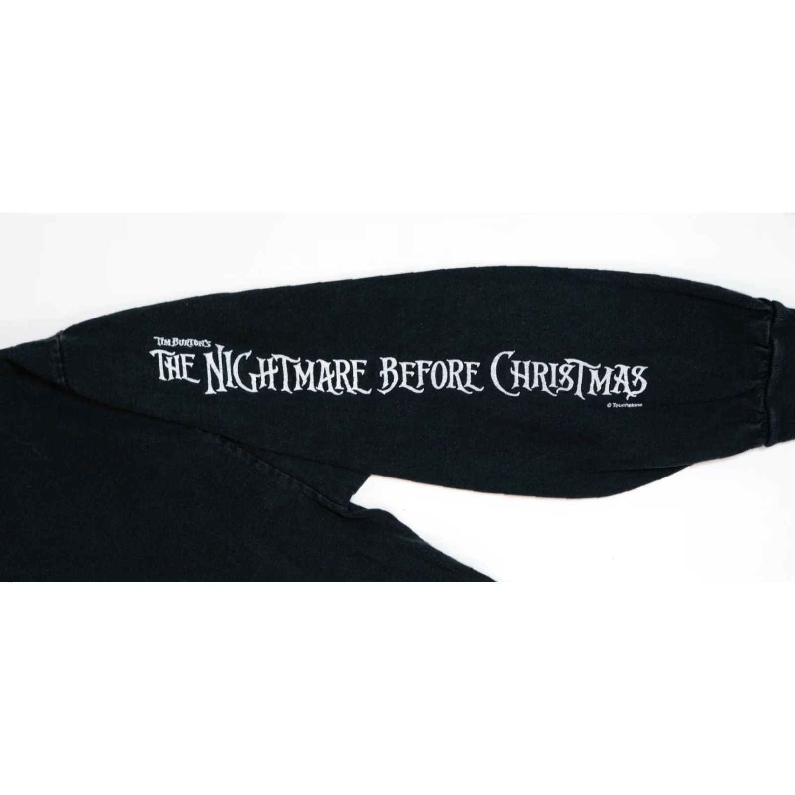 Disney VINTAGE Disney The Nightmare Before Christmas Long Sleeve Shirt Movie Promo L Mens Black Cotton 1990s Disney Halloween 90s Shirt Size US L / EU 52-54 / 3 - 6 Thumbnail