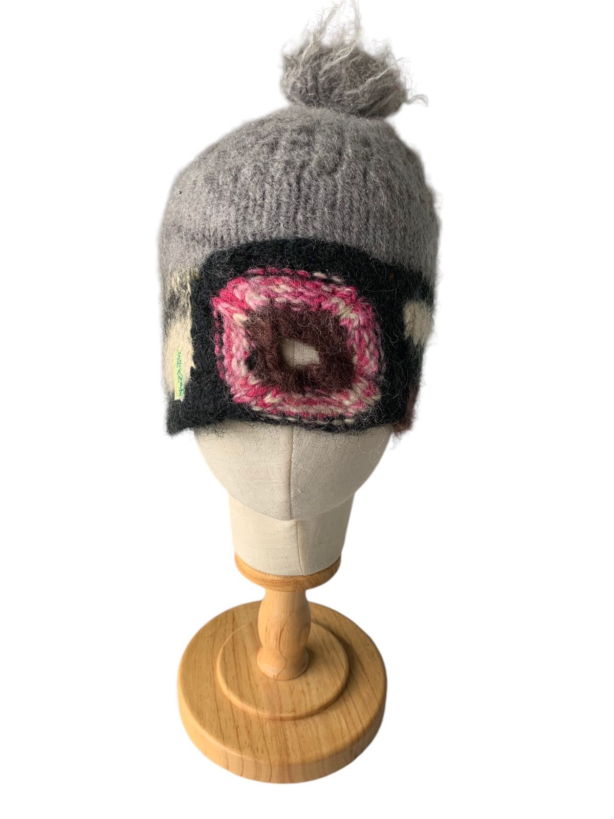 Japanese Brand × Kapital × Vintage RARE Multicolour SHANIT Fur Wool Knitted beanie Hats Size ONE SIZE - 3 Thumbnail