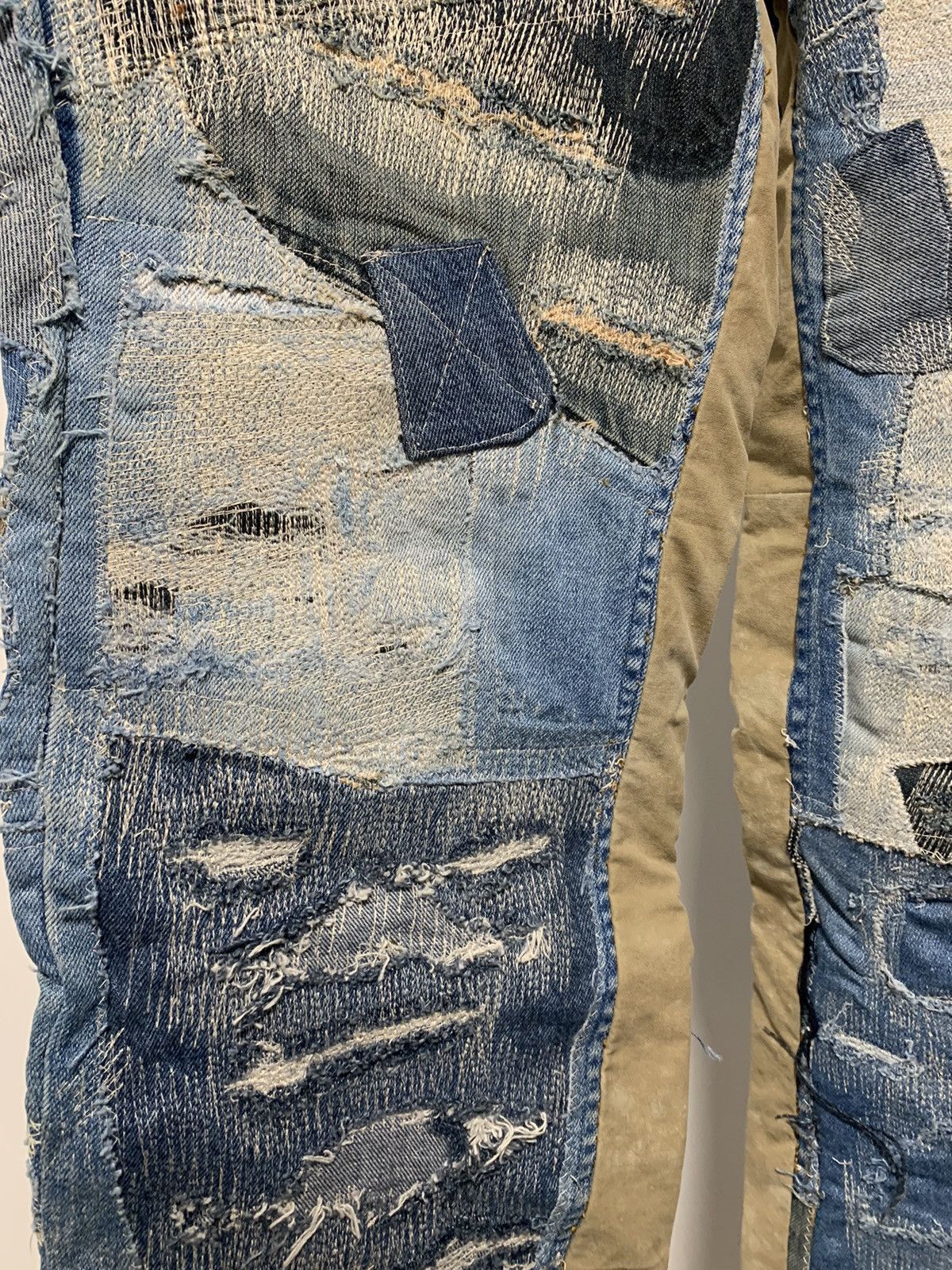 Vintage Bizzrad Scabbed Jeans Size US 34 / EU 50 - 4 Thumbnail