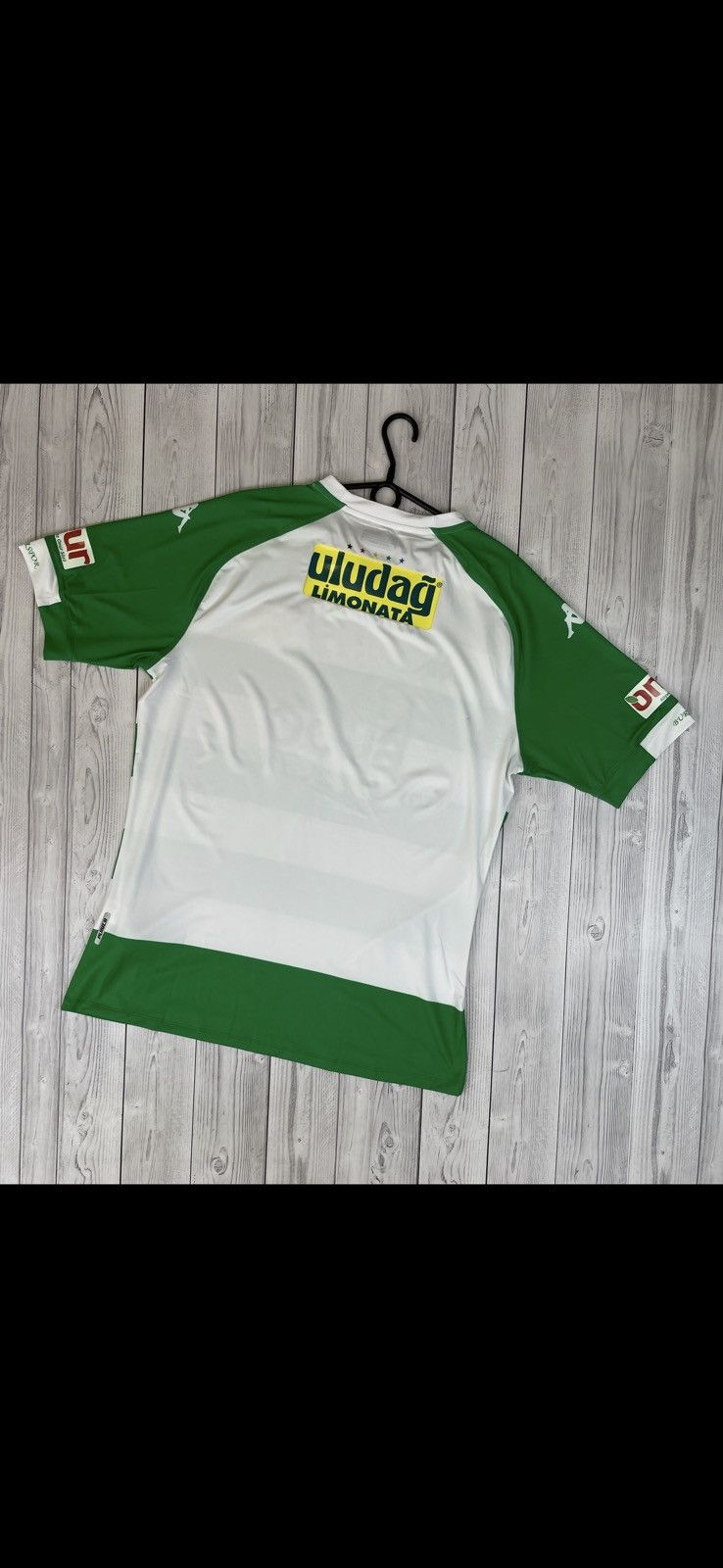 Kappa Kappa Bursaspor soccer jersey striped size XL - XXL Size US XXL / EU 58 / 5 - 6 Thumbnail