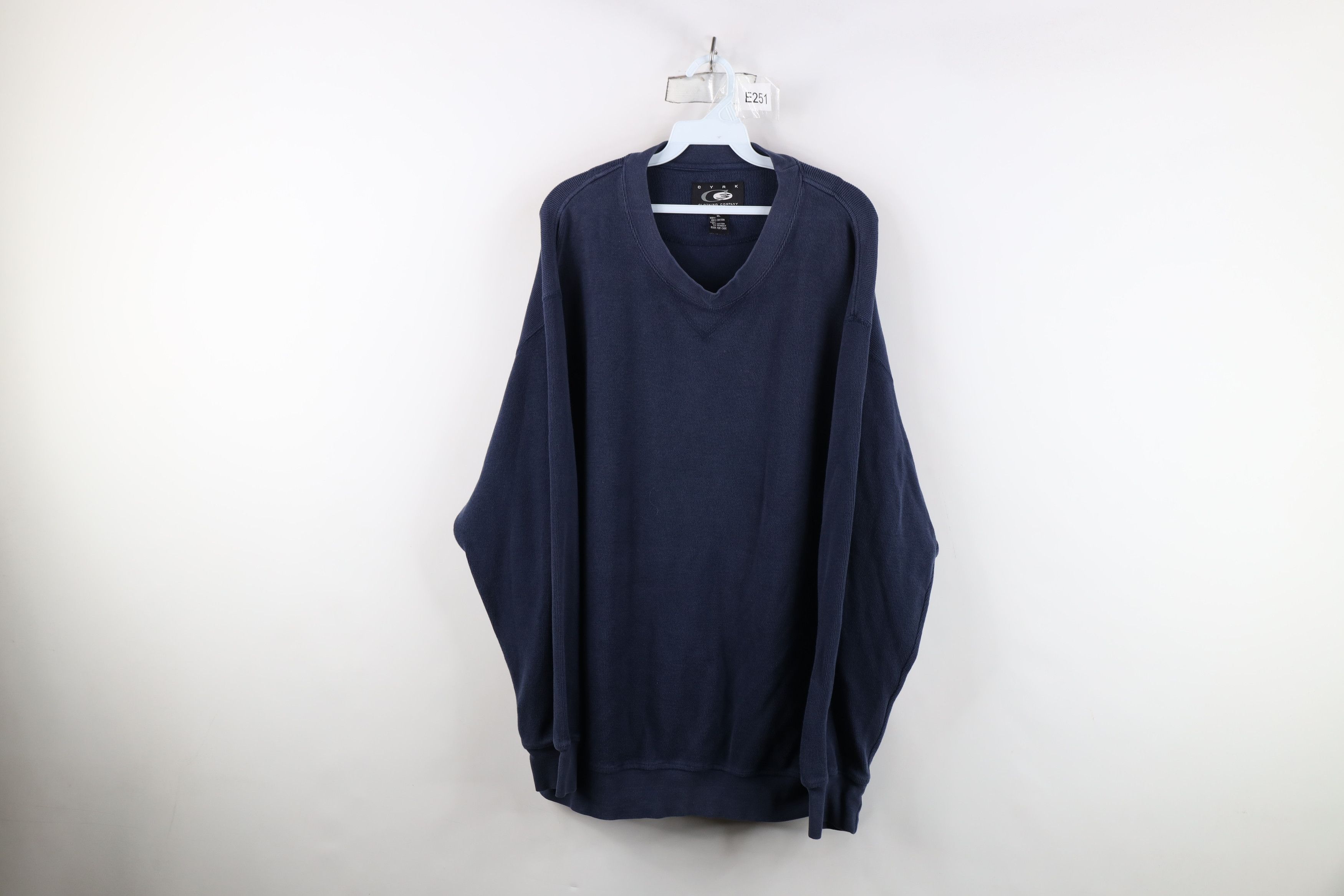 Vintage Vintage 90s Streetwear Cotton Ribbed Knit Crewneck Sweater Size US XL / EU 56 / 4 - 1 Thumbnail