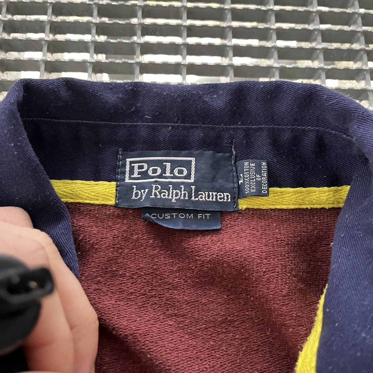 Polo Ralph Lauren Vintage Polo Ralph Lauren Rugby Shirt Big Pony Cheaf Keef Size US S / EU 44-46 / 1 - 8 Thumbnail