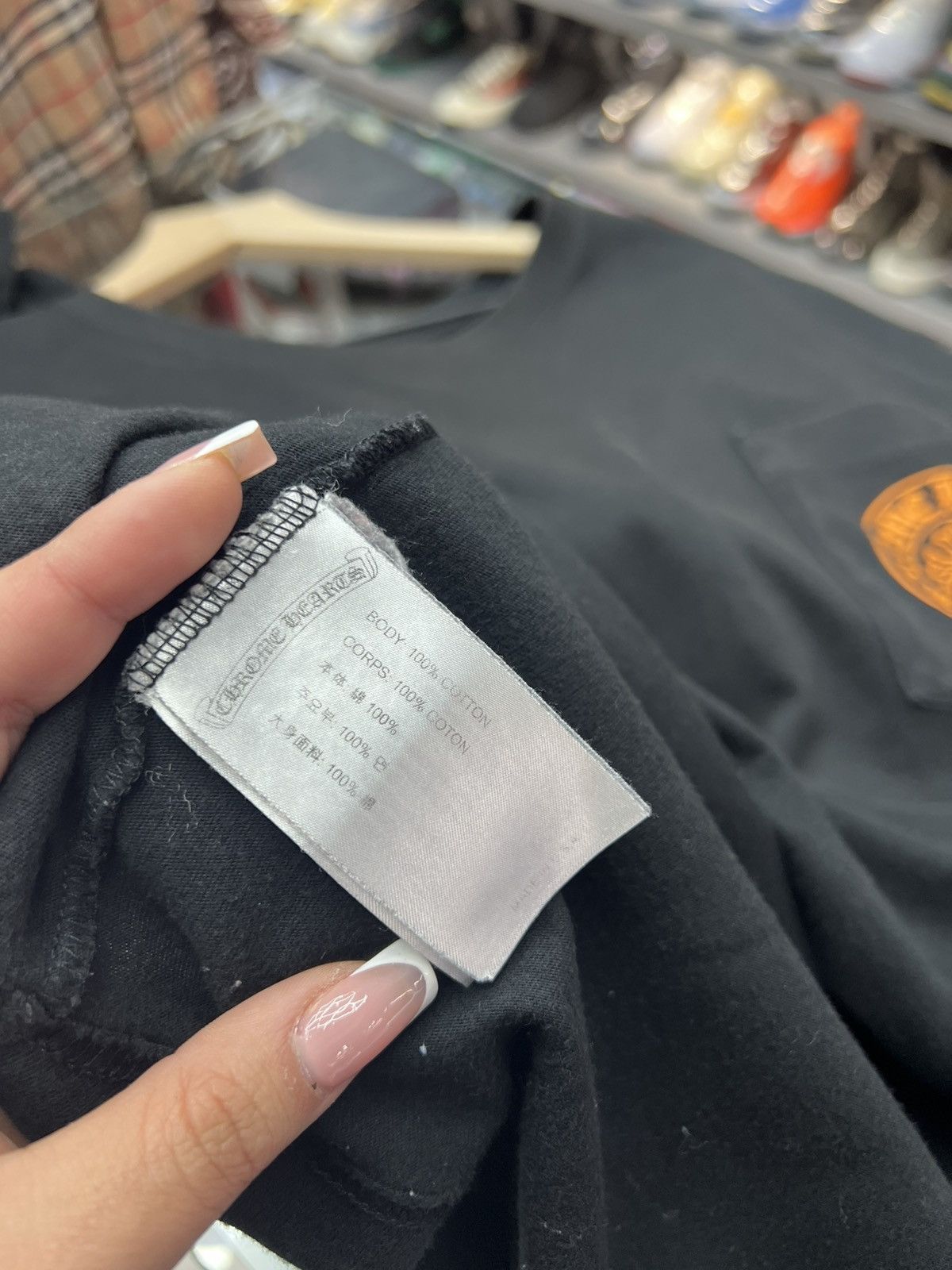 Chrome Hearts Chrome Hearts Orange/Black Staff Long Sleeve Size US XXL / EU 58 / 5 - 6 Thumbnail