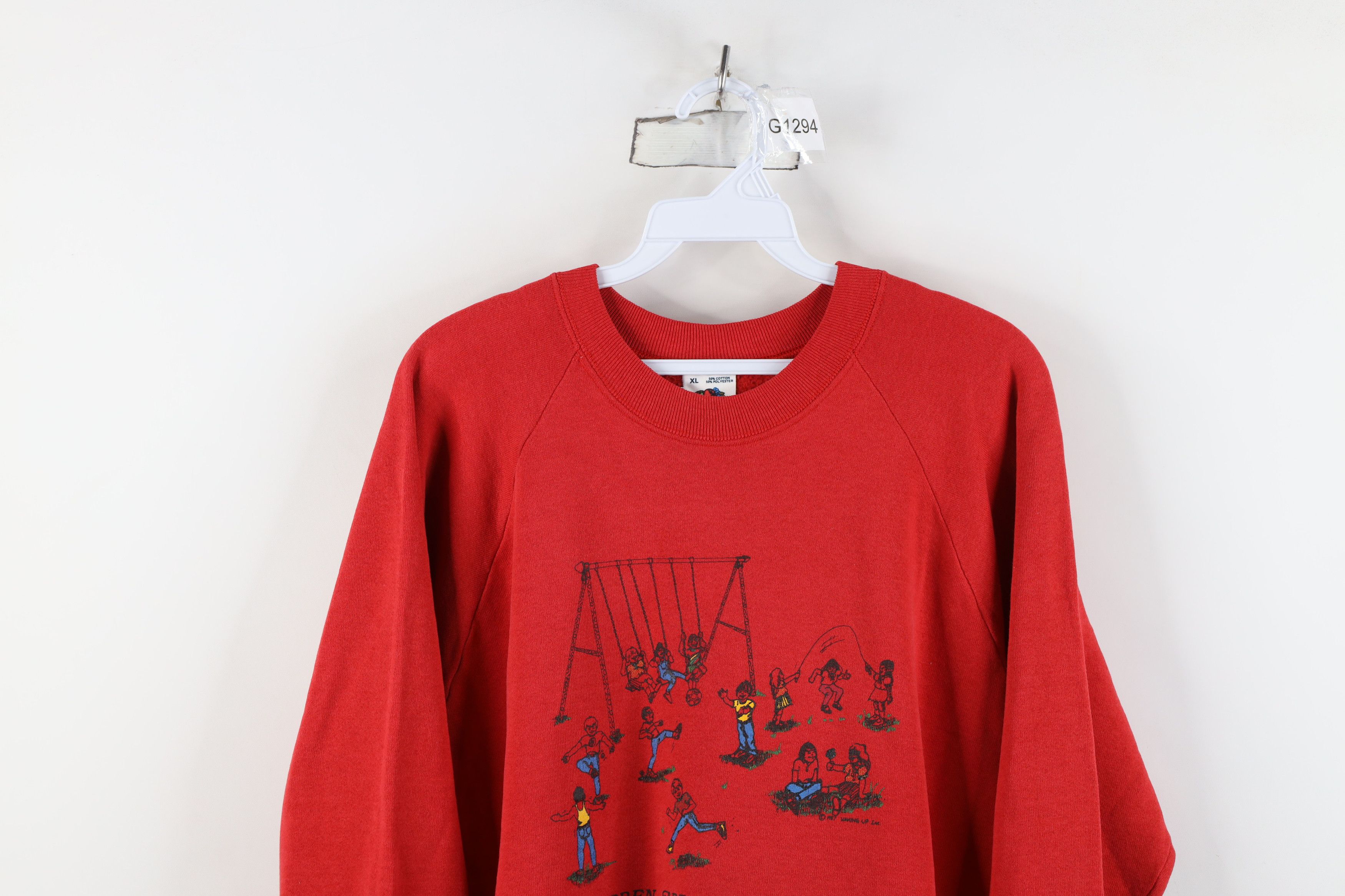 Vintage Vintage 80s American School Food Service Sweatshirt USA Size XL / US 12-14 / IT 48-50 - 2 Thumbnail