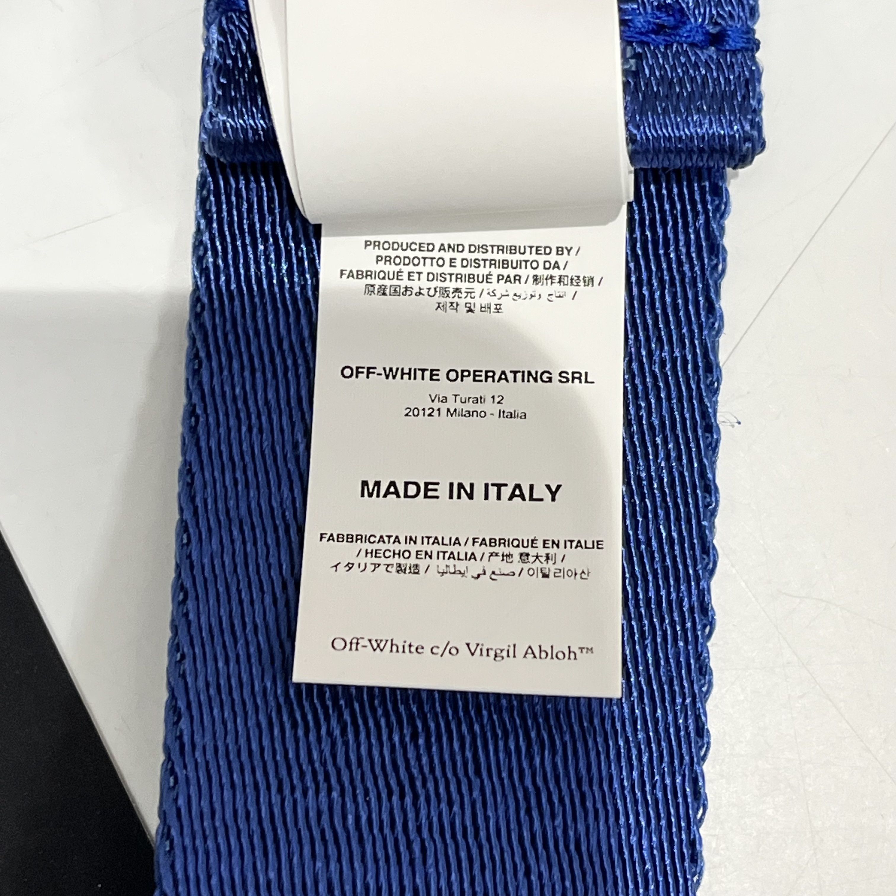 Off-White Off-White Industrial Belt Blue/Black Size ONE SIZE - 10 Thumbnail