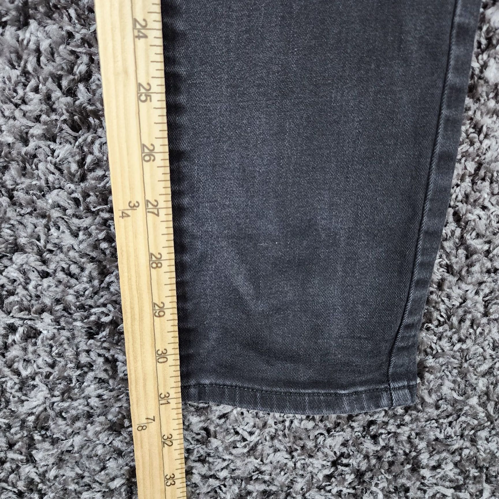 American Eagle Outfitters AMERICAN EAGLE Skinny Jeans Mens Black Regular 28x31 Size US 28 / EU 44 - 4 Thumbnail