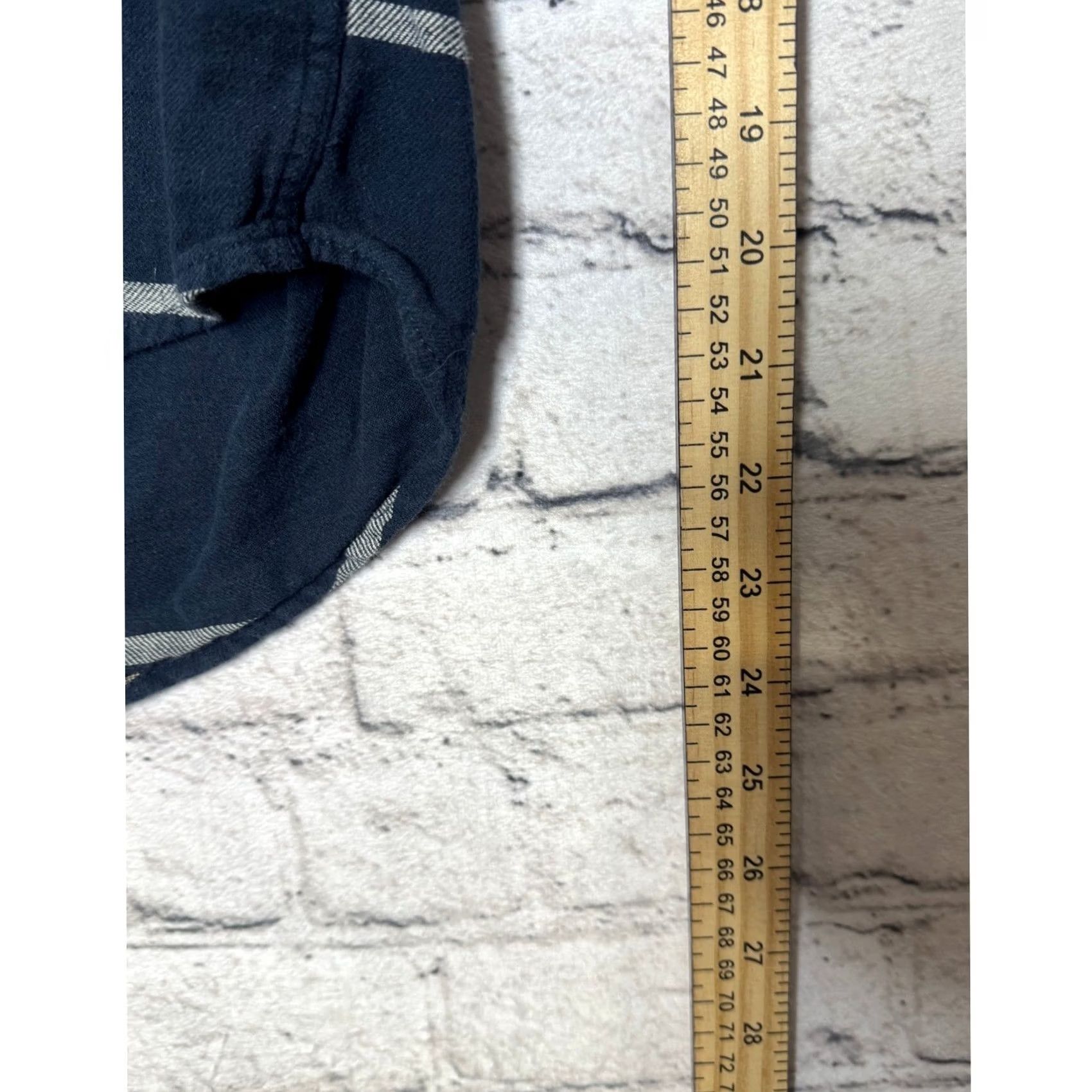Lucky Brand Lucky Brand Mens Striped Long Sleeve Button-Up Shirt Size M Casual Fall Blue Button-Down Collared Pocketed Regular Fit Size US M / EU 48-50 / 2 - 5 Thumbnail