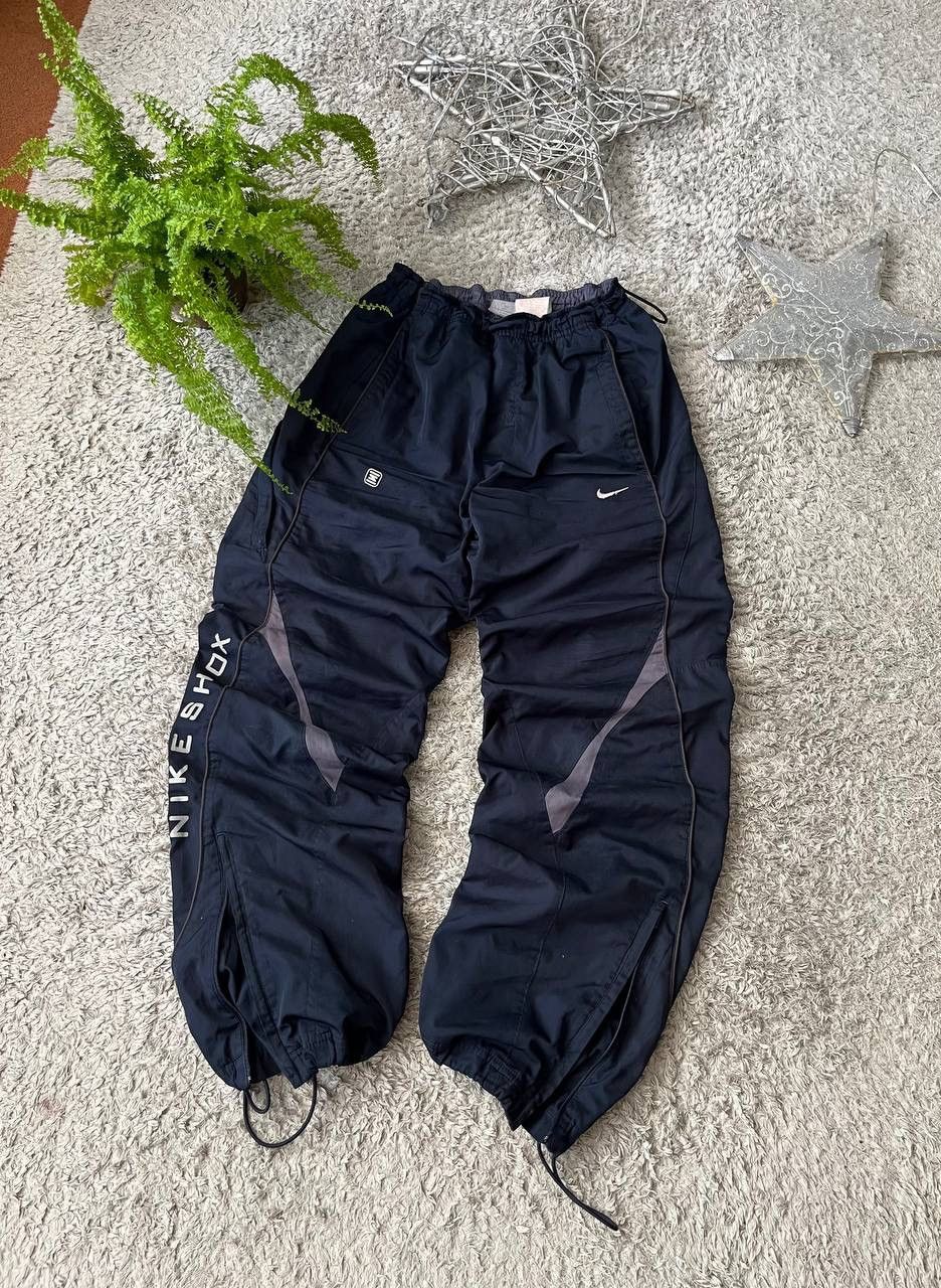 Nike × Vintage 00s Nike Vintage Track Pants Streetwear Big Logo Rare Size US 31 - 2 Thumbnail