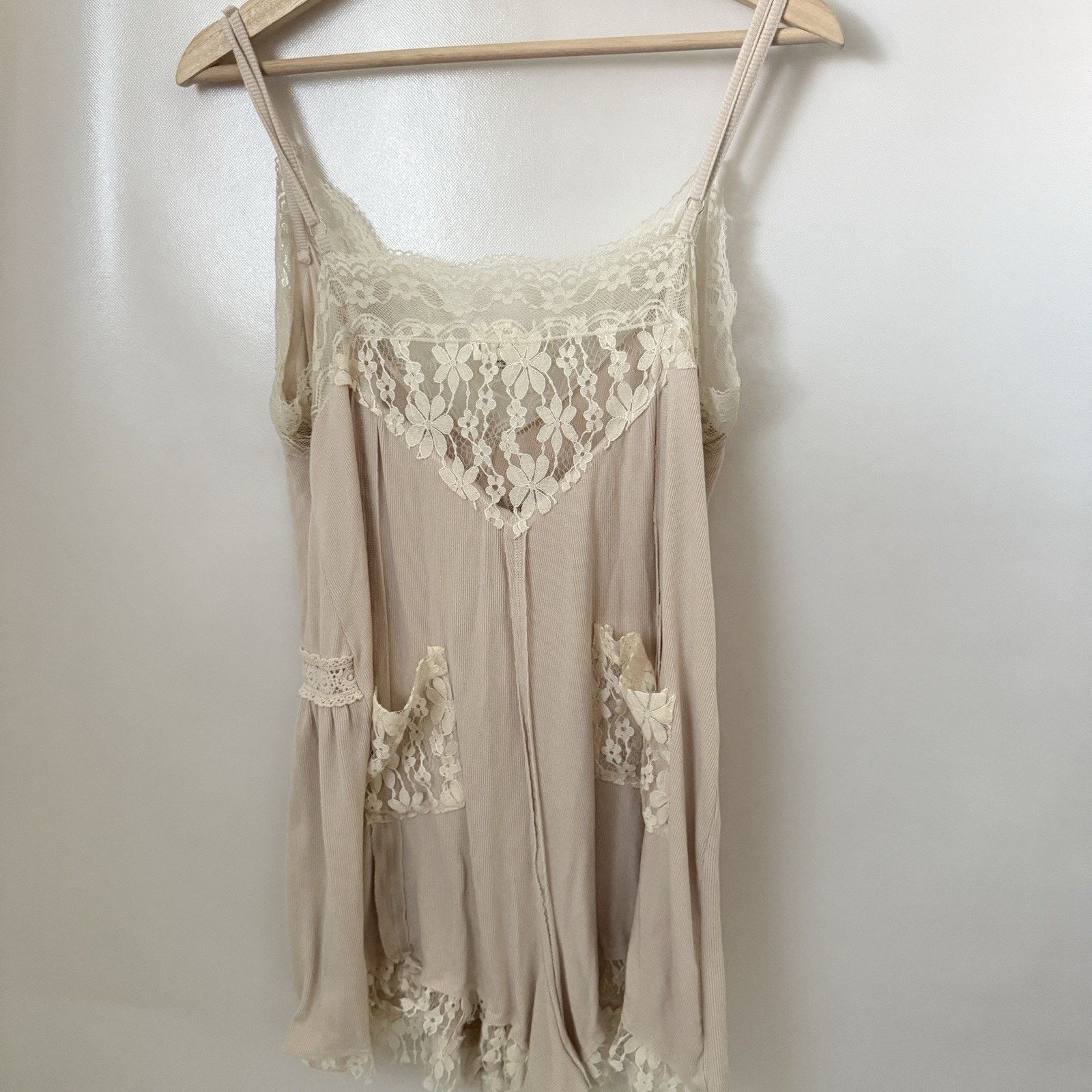 Other POL Clothing Romantic Boho Baby Doll Tank Lace Day to Night Size M / US 6-8 / IT 42-44 - 2 Thumbnail