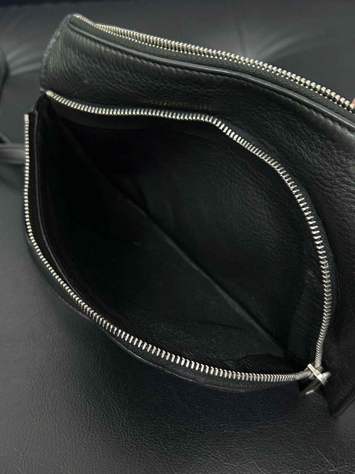 Rick Owens Rick Owens CLUB POUCH BLACK Size ONE SIZE - 5 Thumbnail