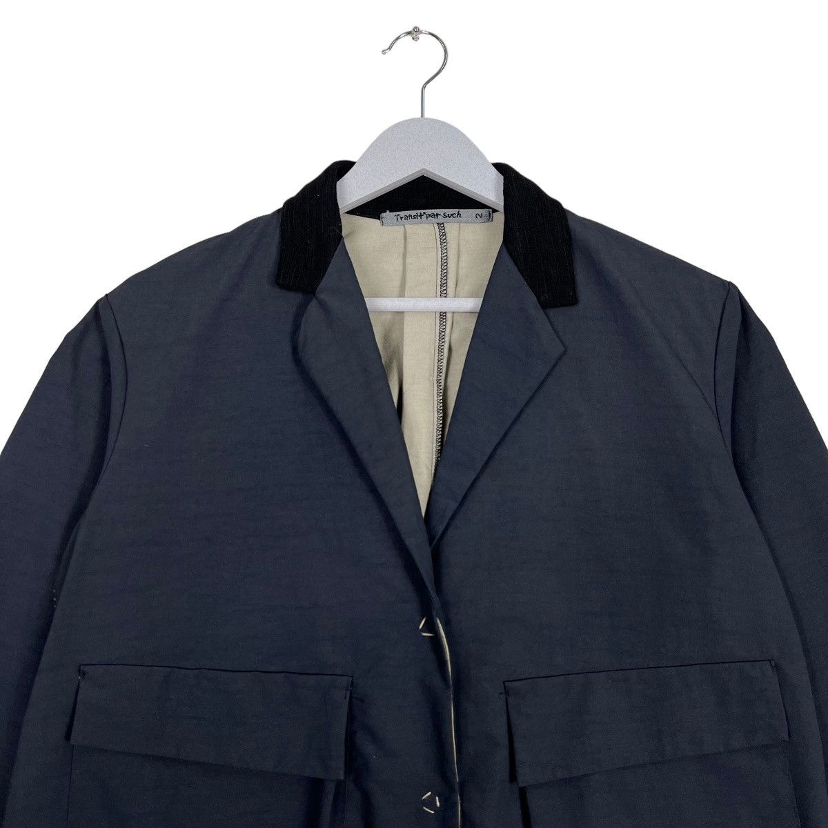 Issey Miyake TRANSIT PAR SUCH TWO POCKET JACKET Size US M / EU 48-50 / 2 - 4 Thumbnail