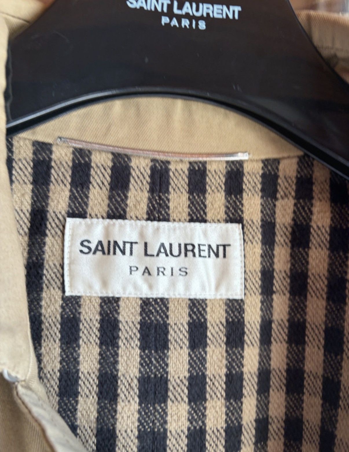 Hedi Slimane Sample FW14 Saint Laurent belted Trench Coat Hedi Slimane Size US M / EU 48-50 / 2 - 4 Thumbnail