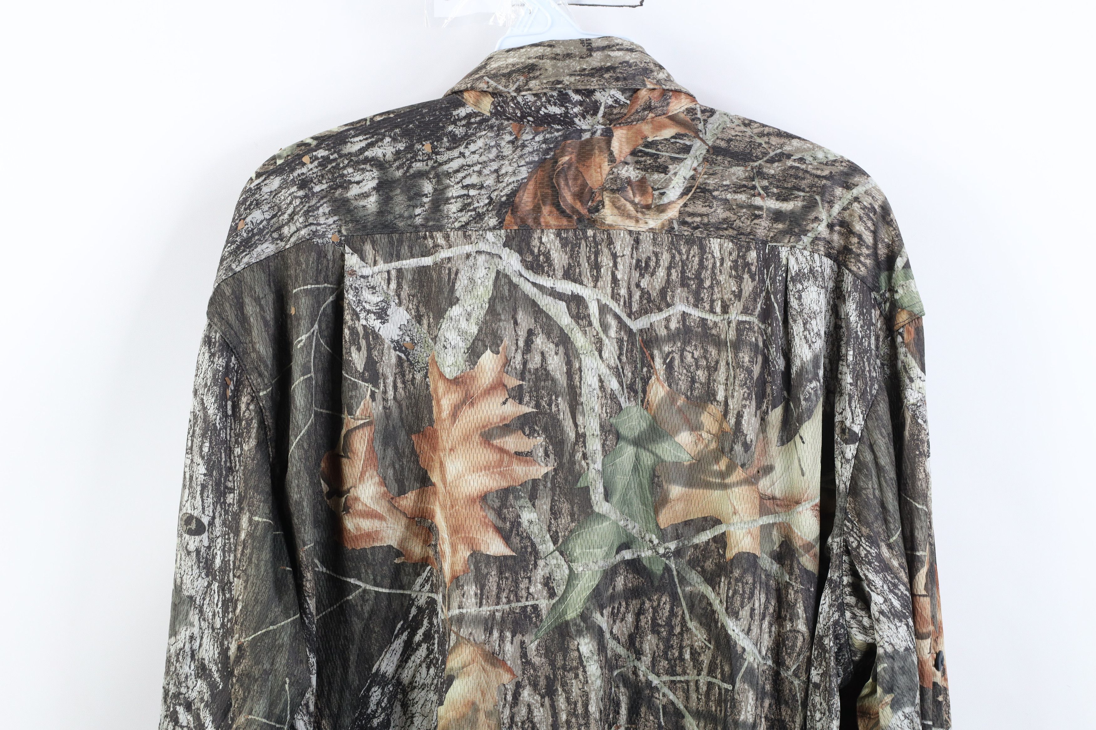 Vintage Vintage Y2K Streetwear Knit Camouflage Collared Button Shirt Size US L / EU 52-54 / 3 - 15 Thumbnail