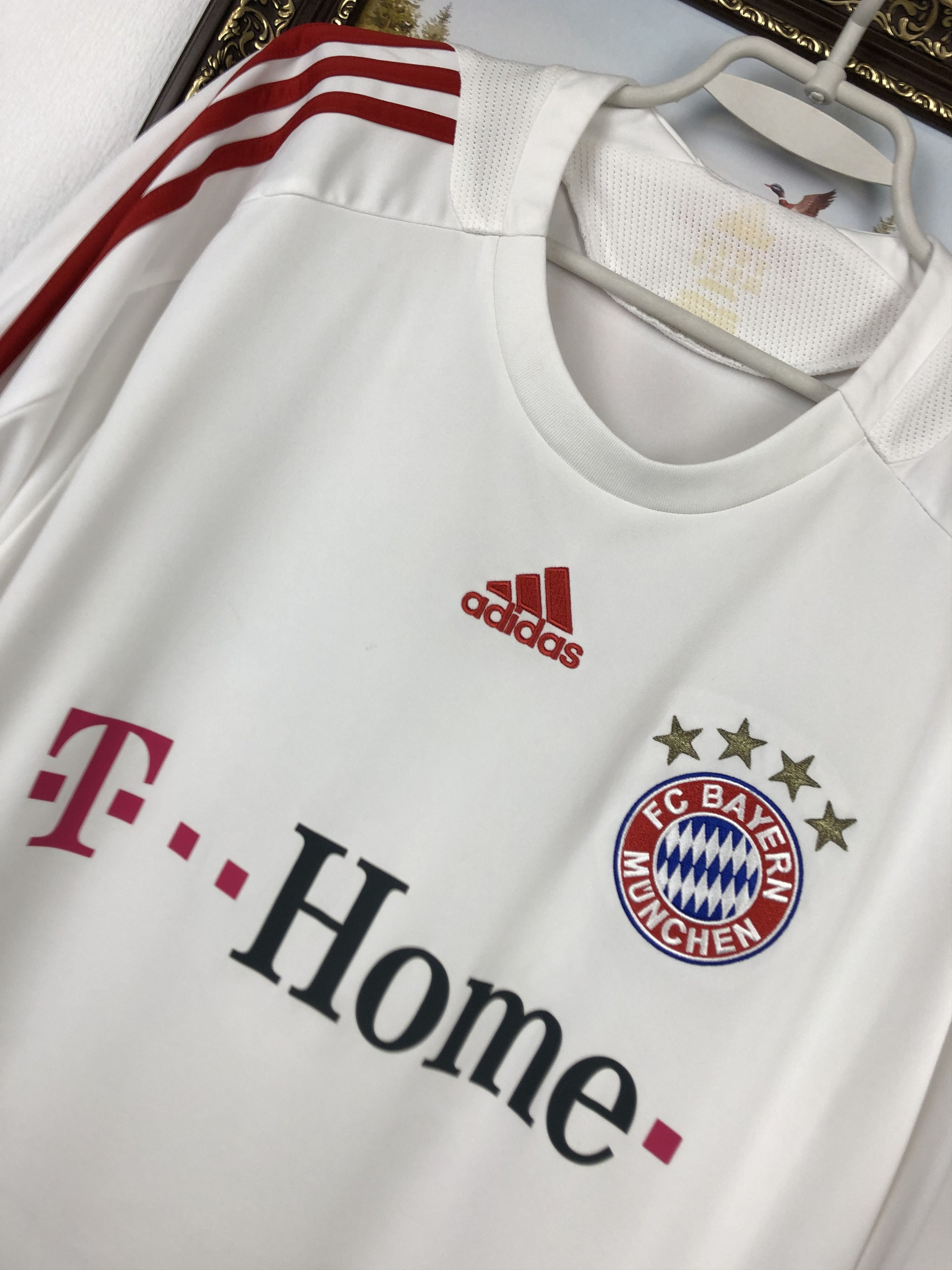 Adidas Bayern Munich football shirt 2008 Soccer Adidas Tee Hype Size US XXL / EU 58 / 5 - 3 Thumbnail