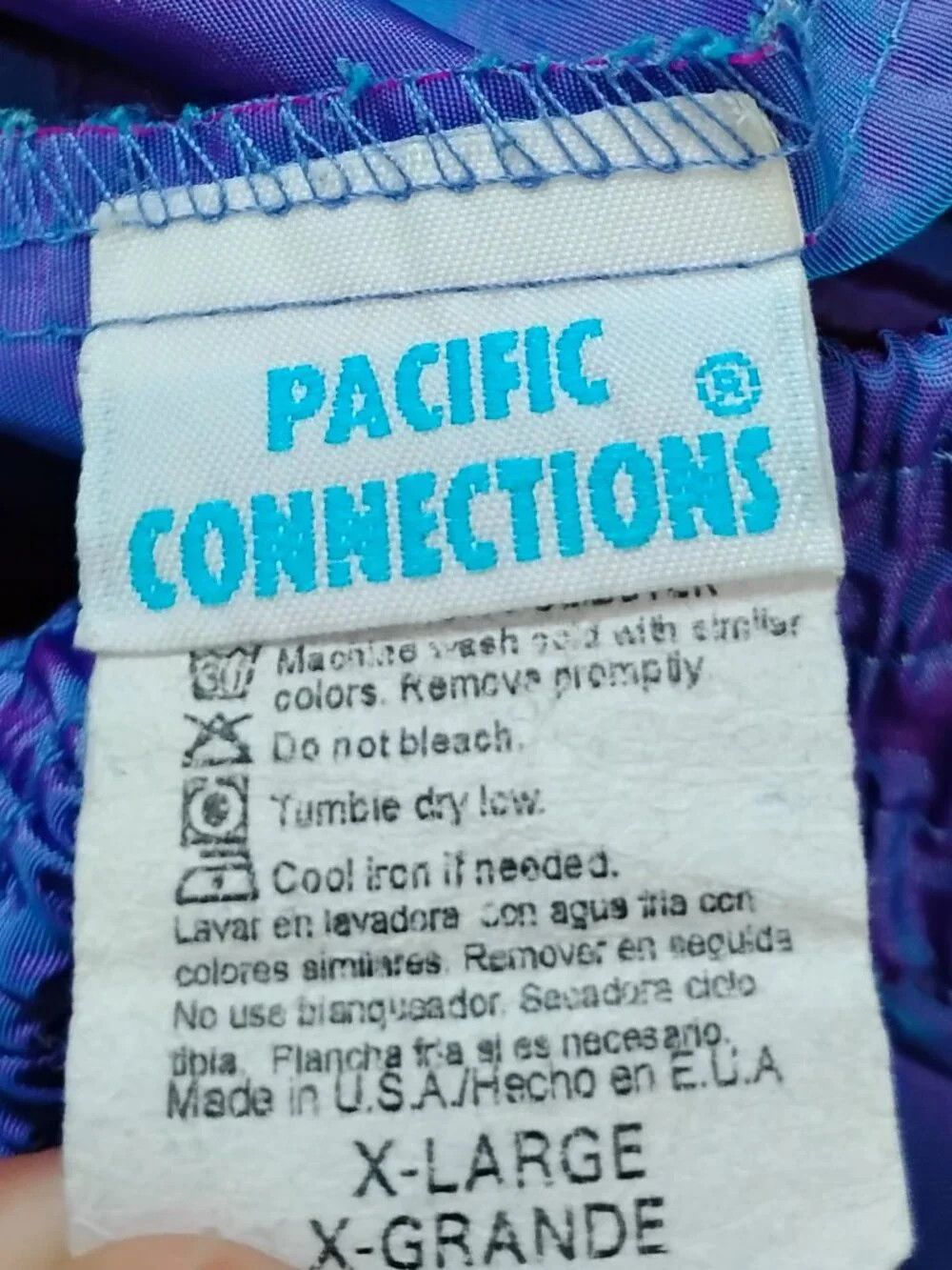 Other Vintage Pacific Connection Iridescent Wind Shorts Size US 34 / EU 50 - 3 Thumbnail