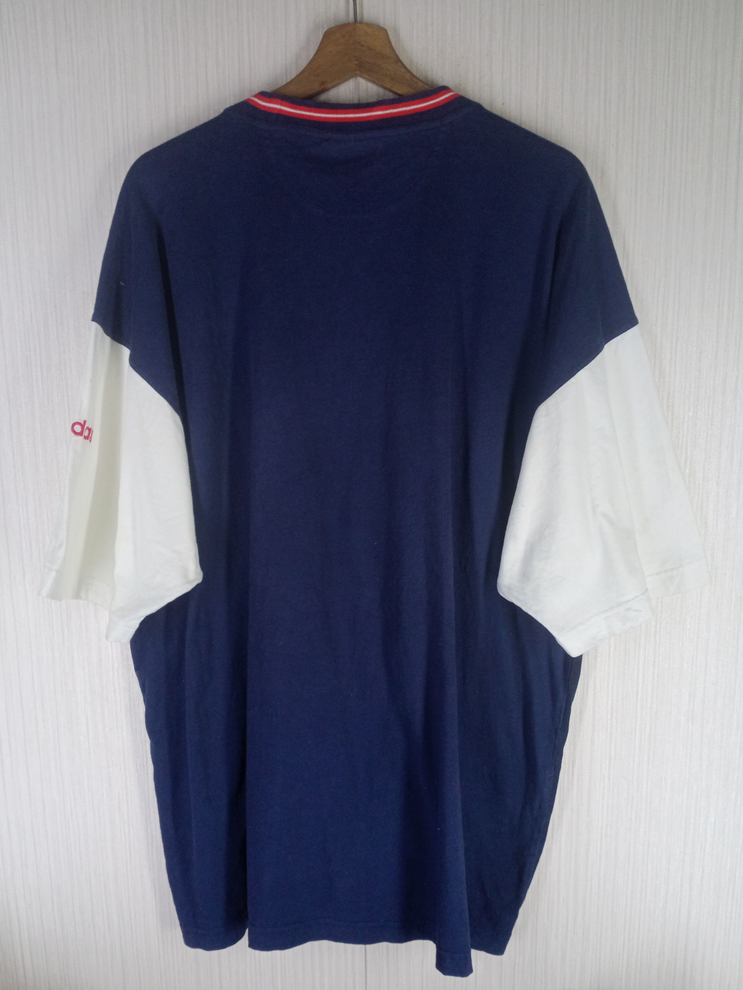 Adidas Rare Vintage 90s Adidas Equipe De France Olympique Tee Size US XL / EU 56 / 4 - 11 Thumbnail
