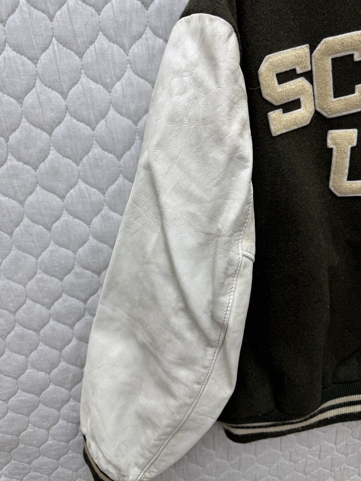 Schott 🔥🔥🔥ARCHIVE VTG SCHOTT USA VARSITY JACKET Size US L / EU 52-54 / 3 - 17 Thumbnail