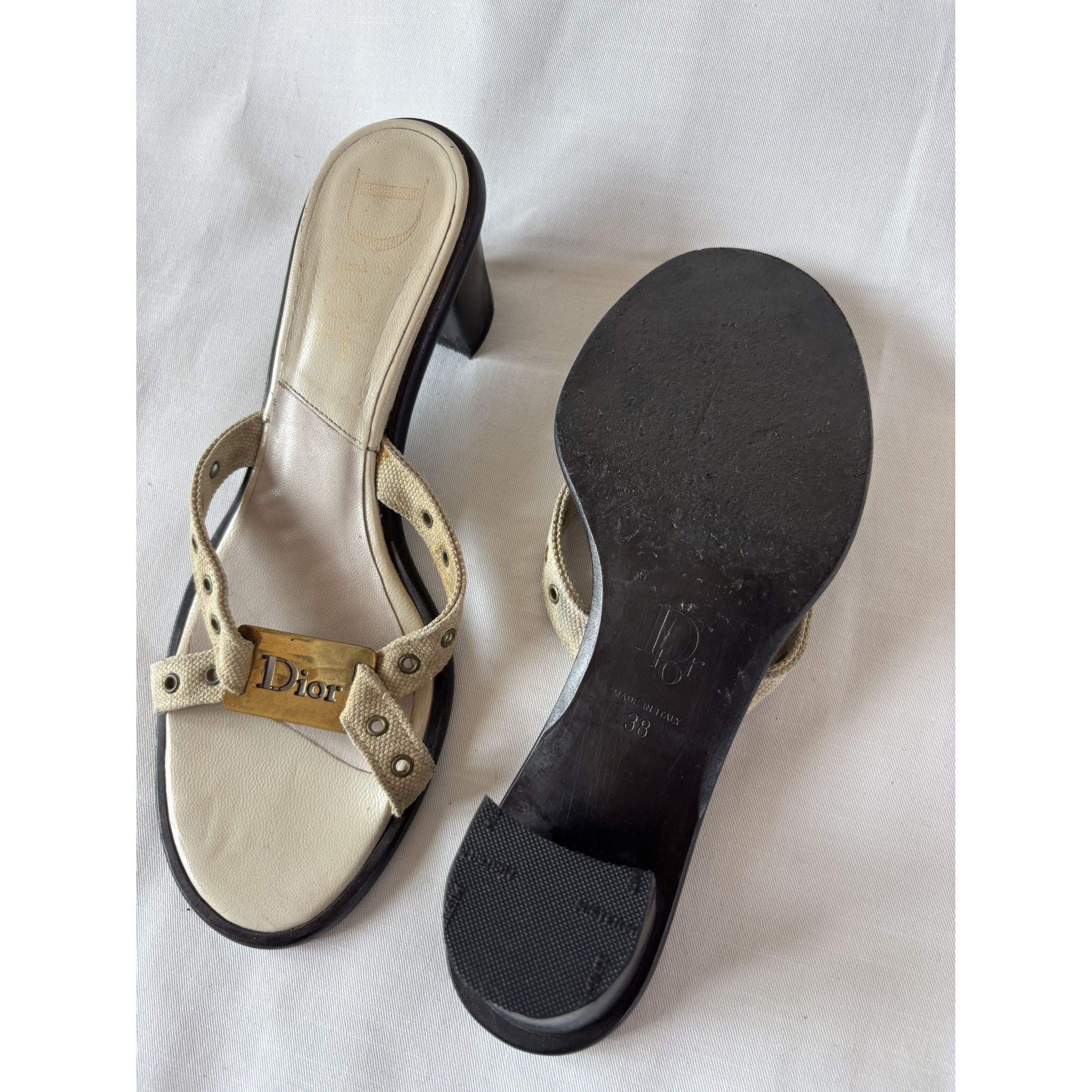Dior Dior square heel mules Size US 8 / IT 38 - 7 Thumbnail