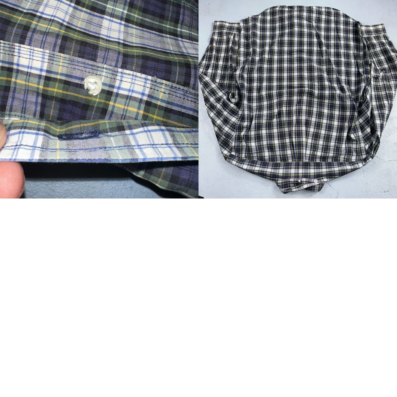 Polo Ralph Lauren VINTAGE Polo Ralph Lauren Shirt Mens L Green Button Up Bartlett Long Sleeve Blue VTG Size US L / EU 52-54 / 3 - 8 Thumbnail